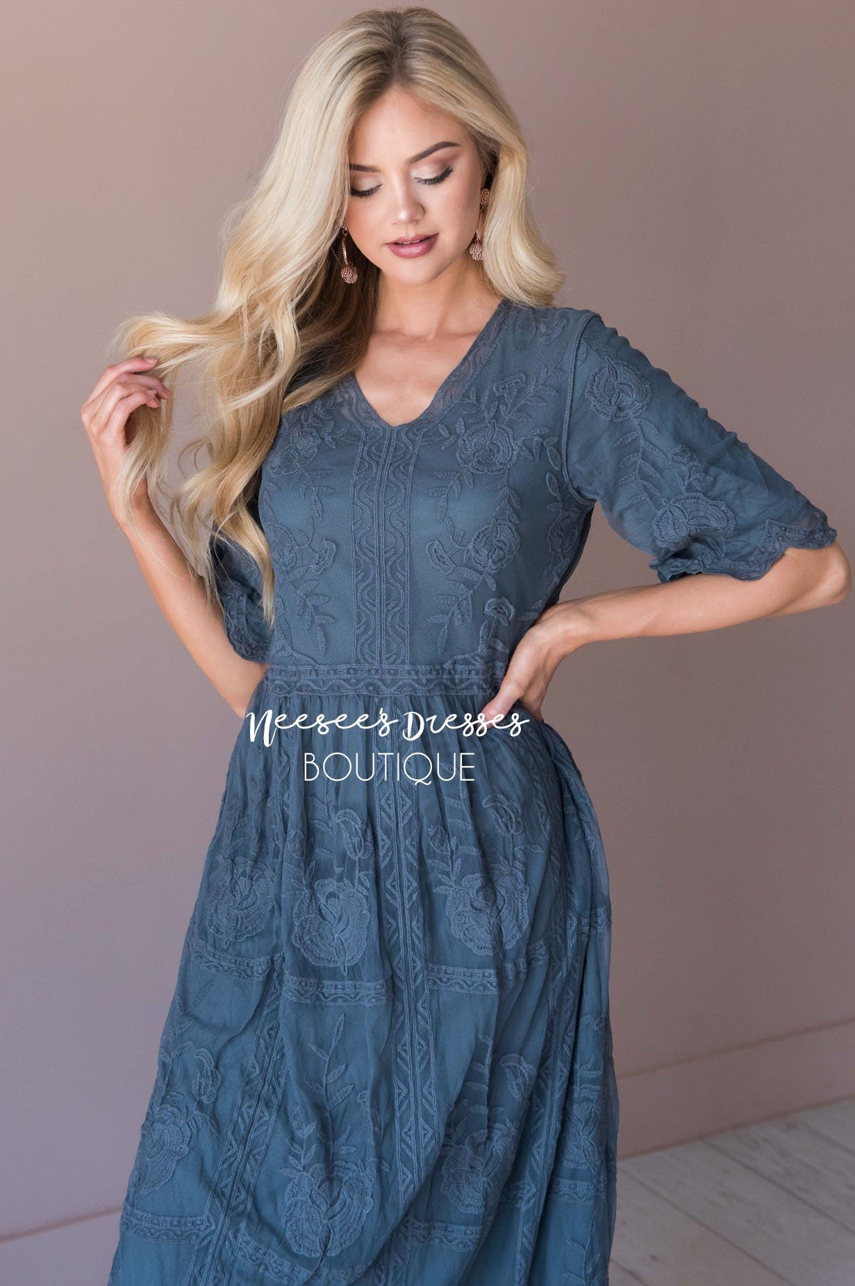 The Lexi Boho Maxi Dress Modest Dresses vendor-unknown