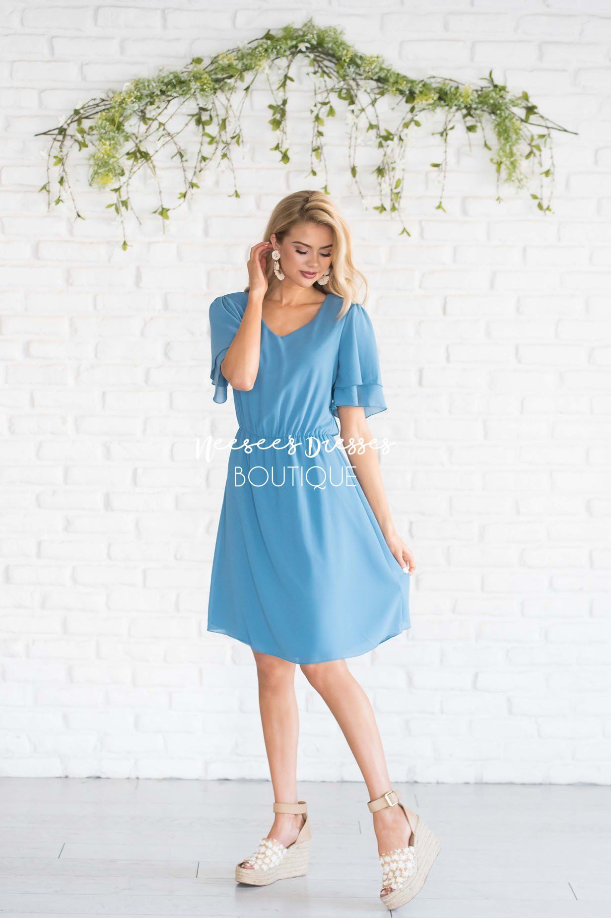 The Claire Chiffon Dress Modest Dresses vendor-unknown
