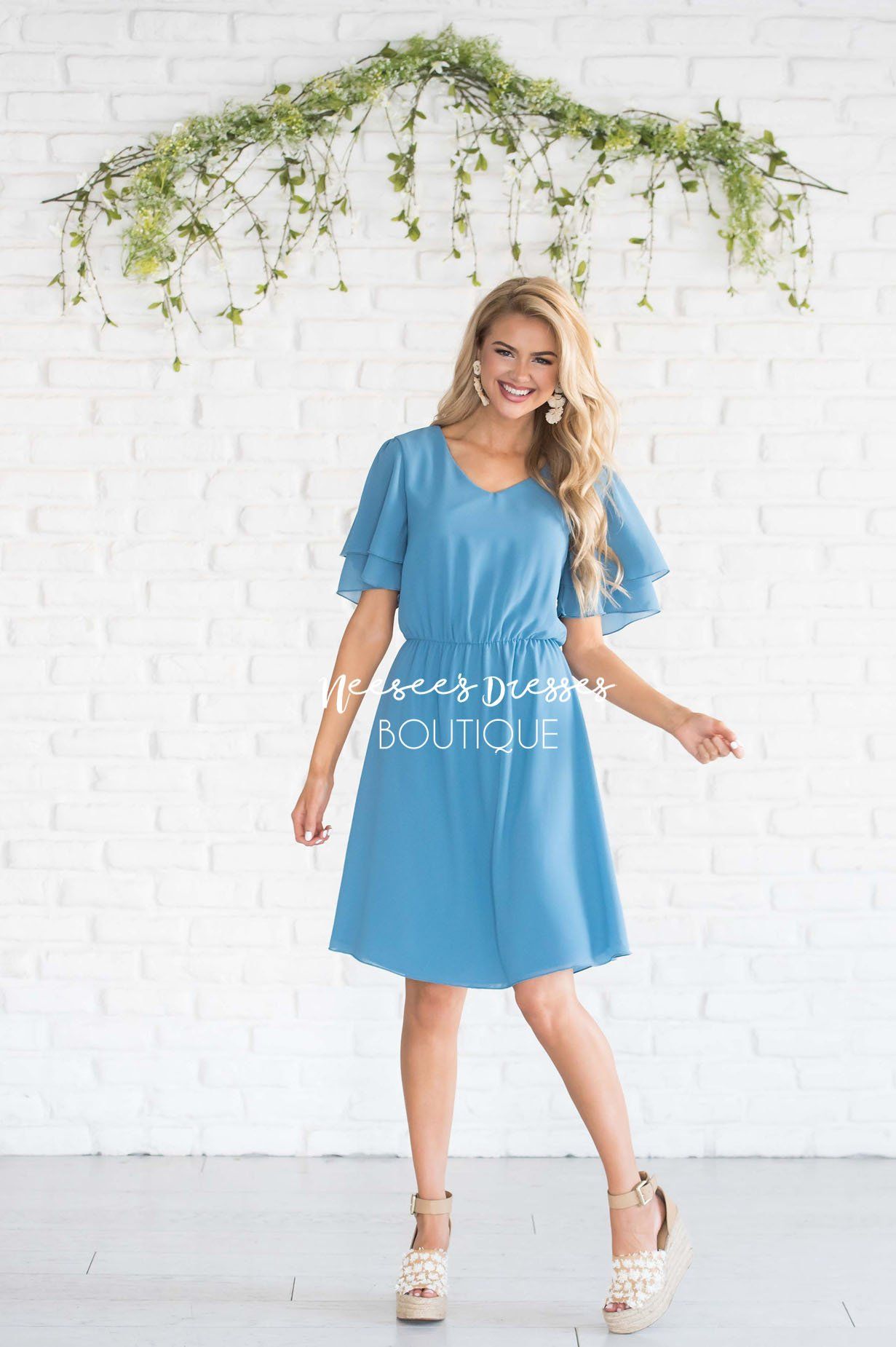 The Claire Chiffon Dress Modest Dresses vendor-unknown