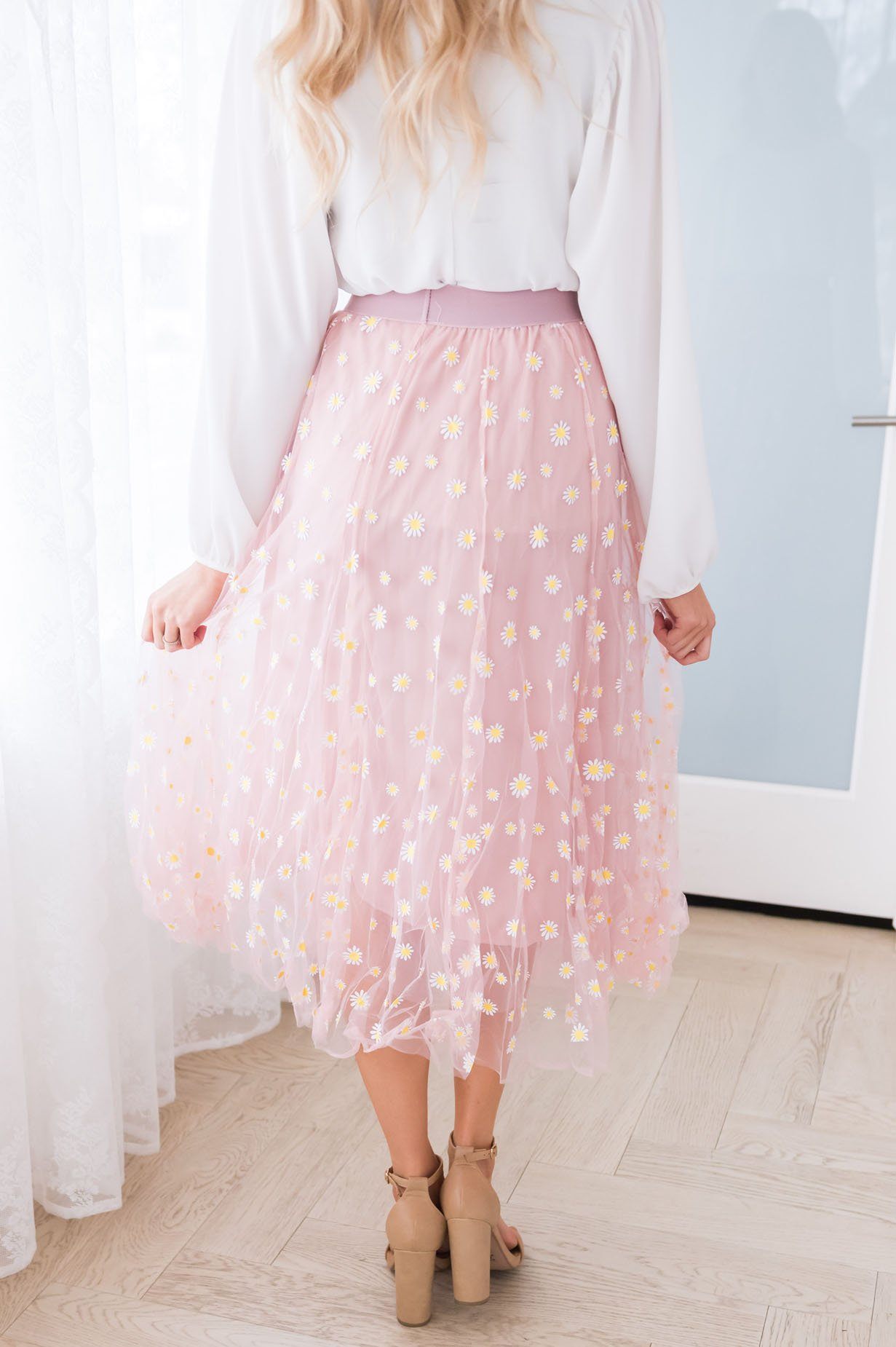 Crazy Daisy Modest Tulle Skirt NeeSee's Dresses