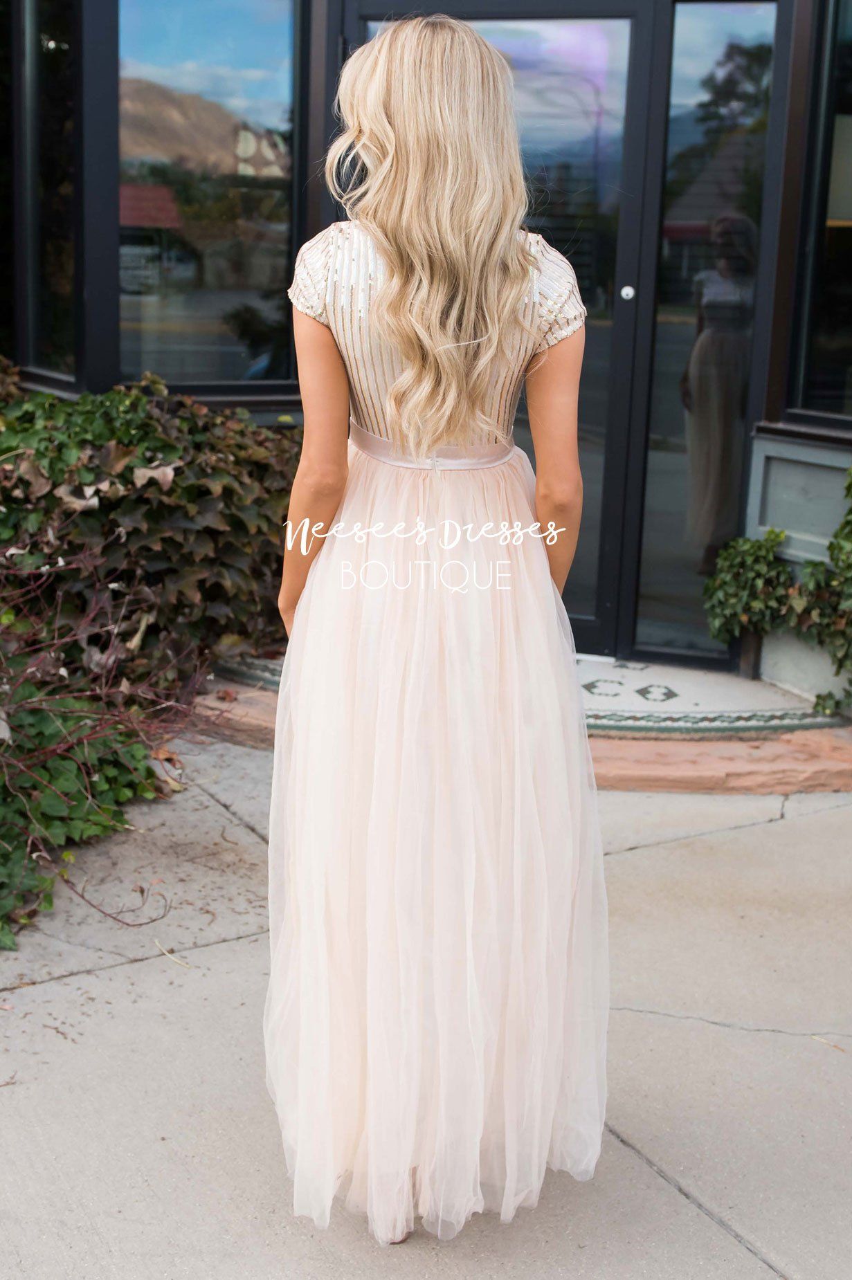 Prima Ballerina Full Length Gown Modest Dresses vendor-unknown