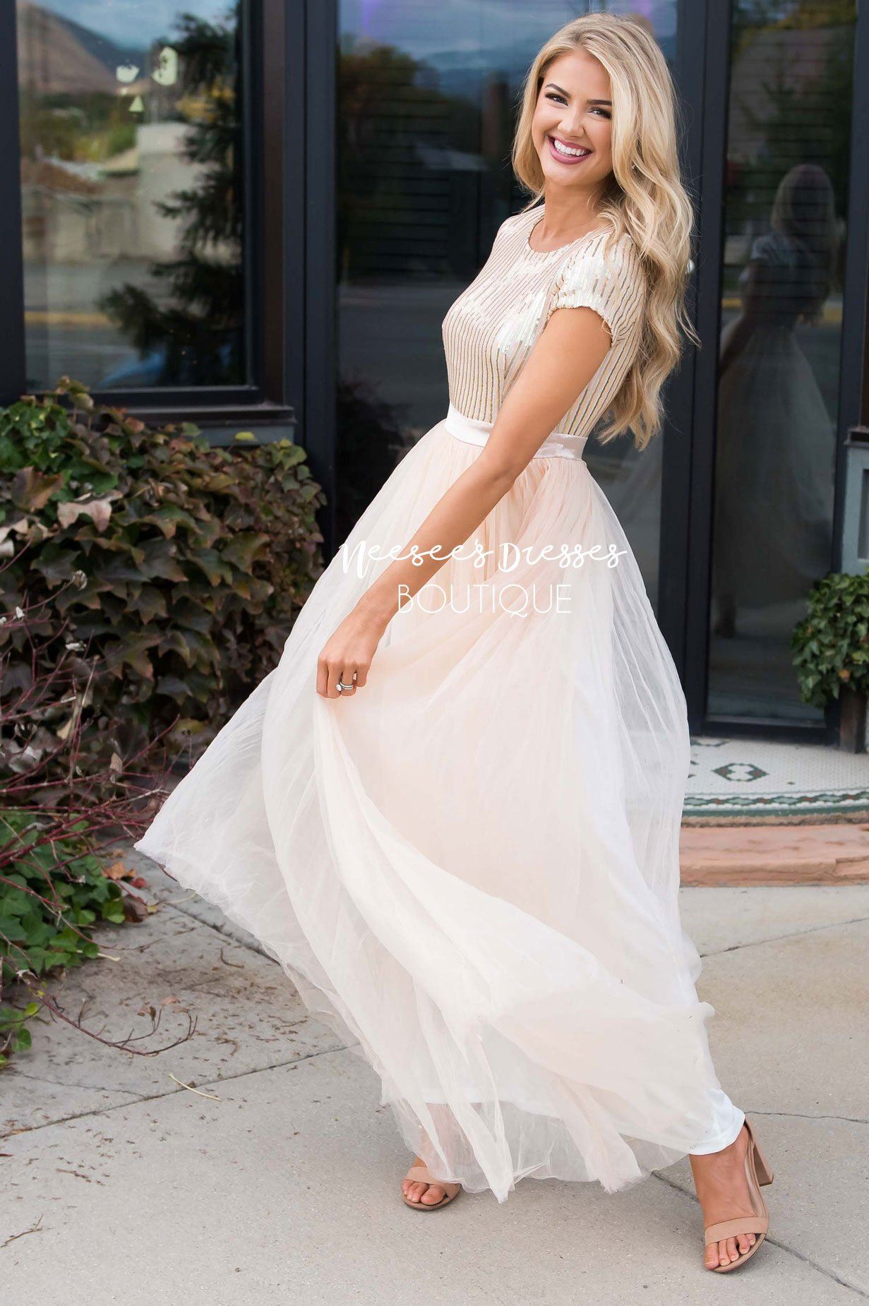 Prima Ballerina Full Length Gown Modest Dresses vendor-unknown