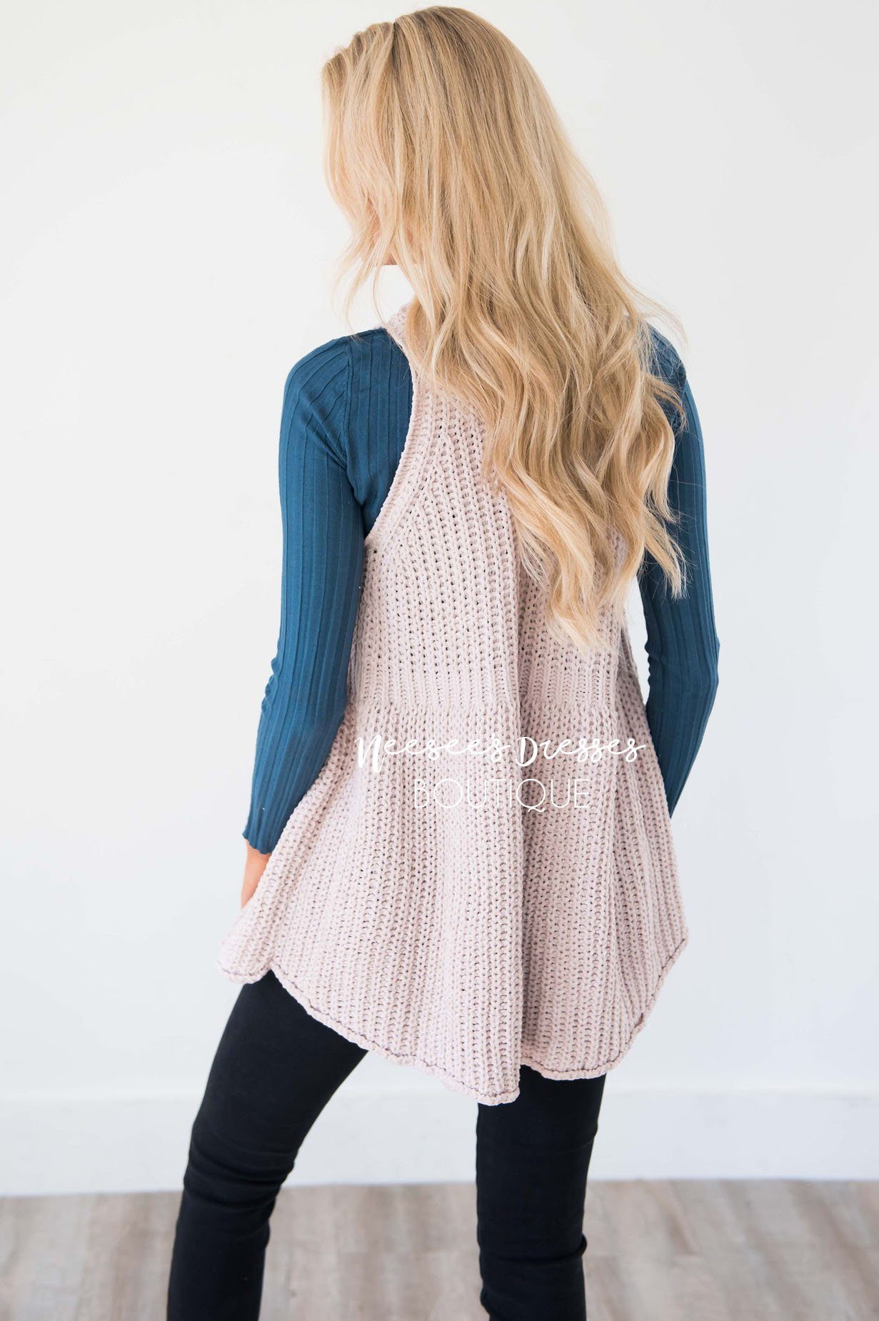 Meet Me By The Fire Knit Tunic Tops vendor-unknown