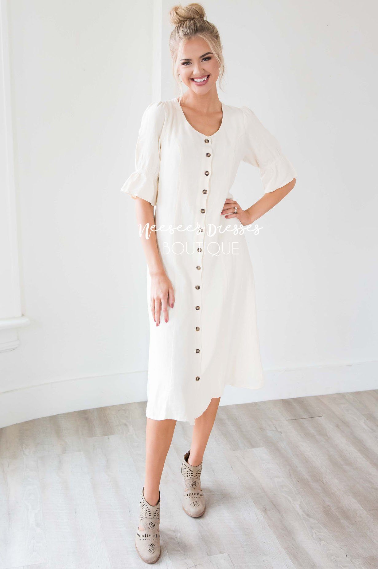 The Leslie Modest Dresses vendor-unknown