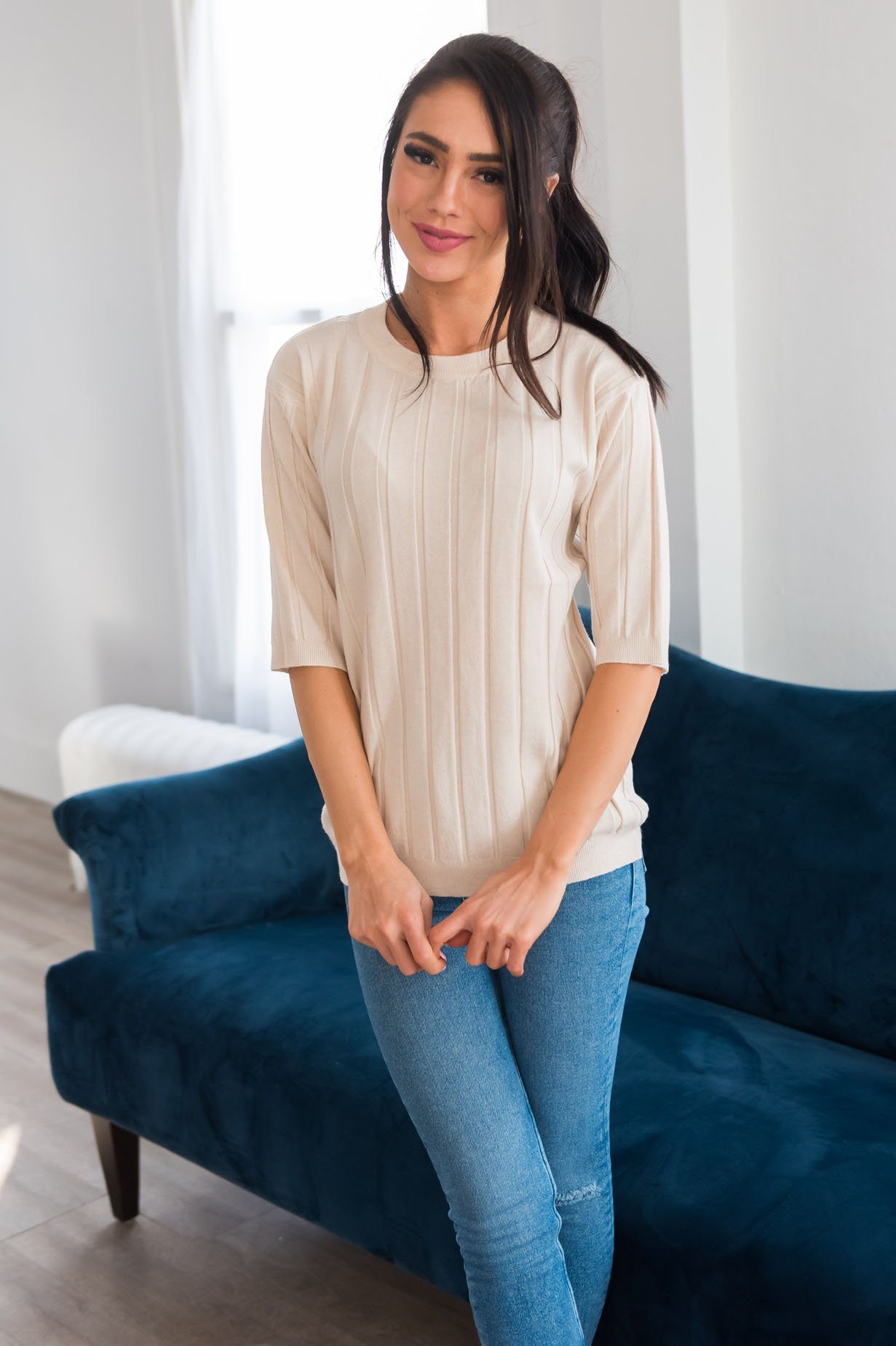 Right On Trend Modest Sweater Modest Dresses vendor-unknown