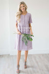 The Sandra Modest Dresses vendor-unknown Dusty Lilac S