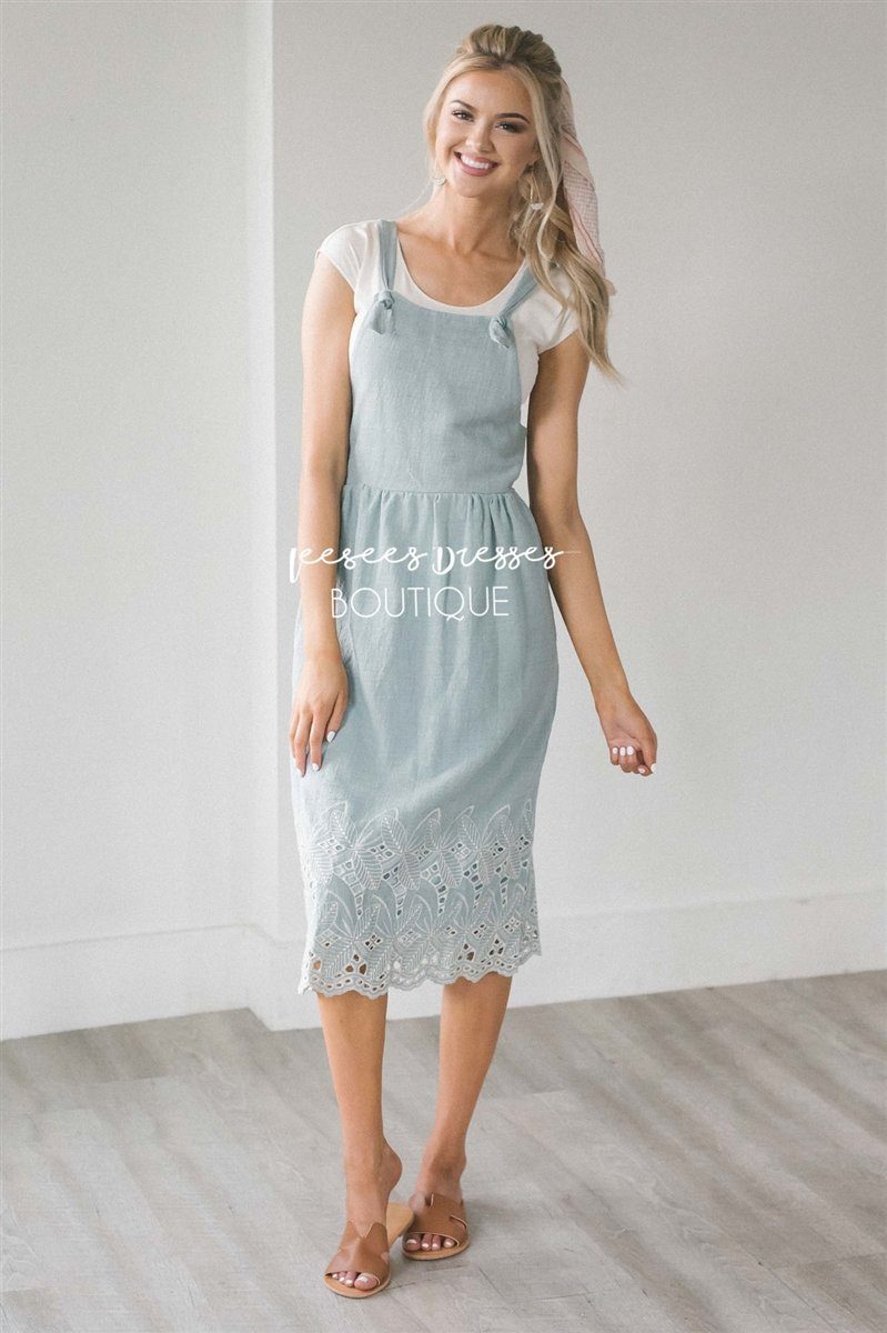 The Kalissa Overall Dress Modest Dresses vendor-unknown S Dusty Sage