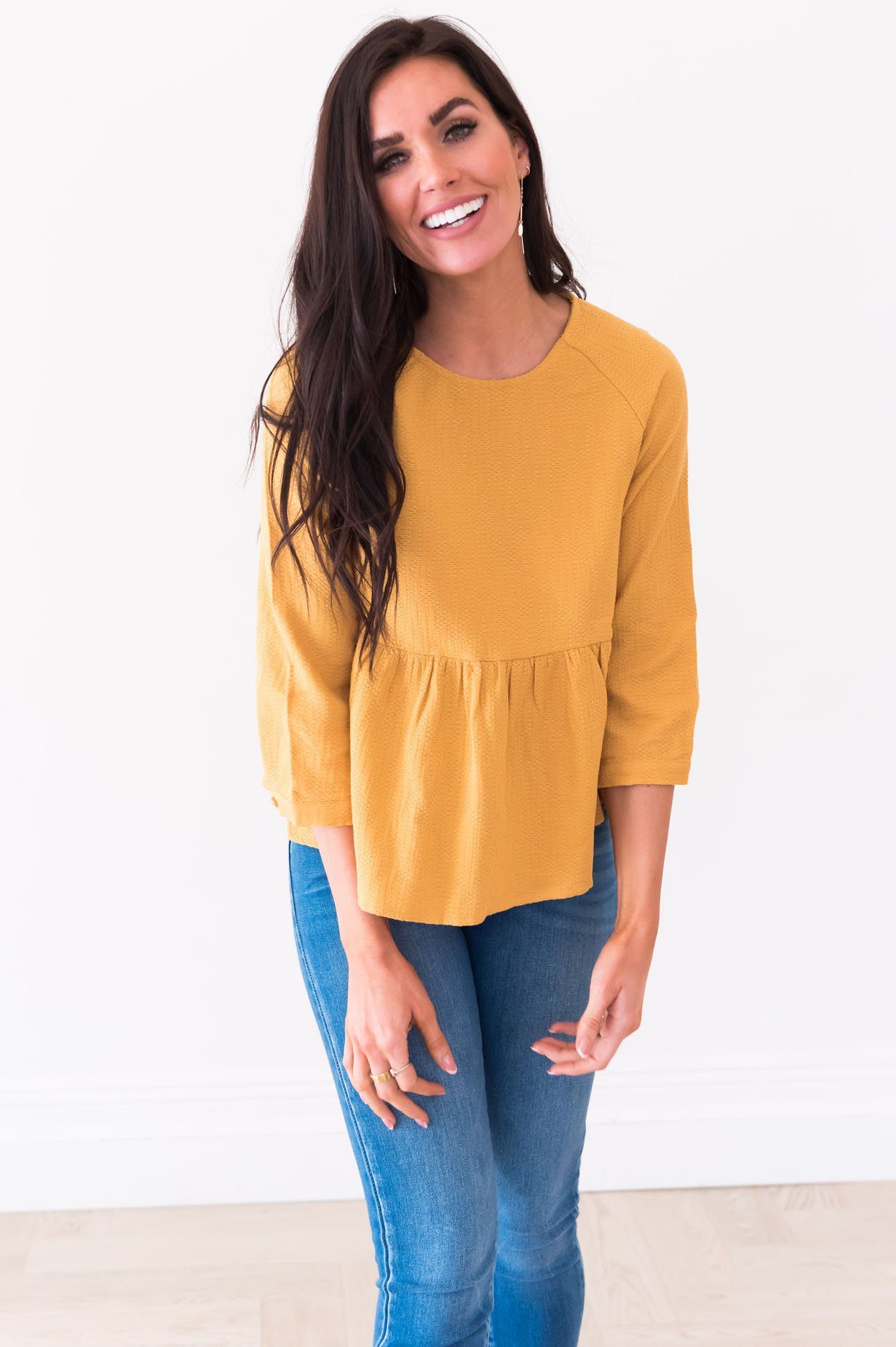 Daring Darling Blouse Modest Dresses vendor-unknown