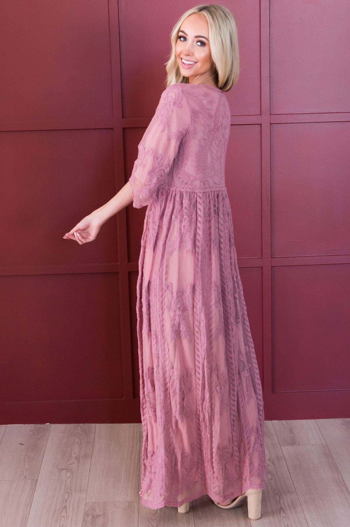 The Day Dreamer Full Length Dress Modest Dresses vendor-unknown