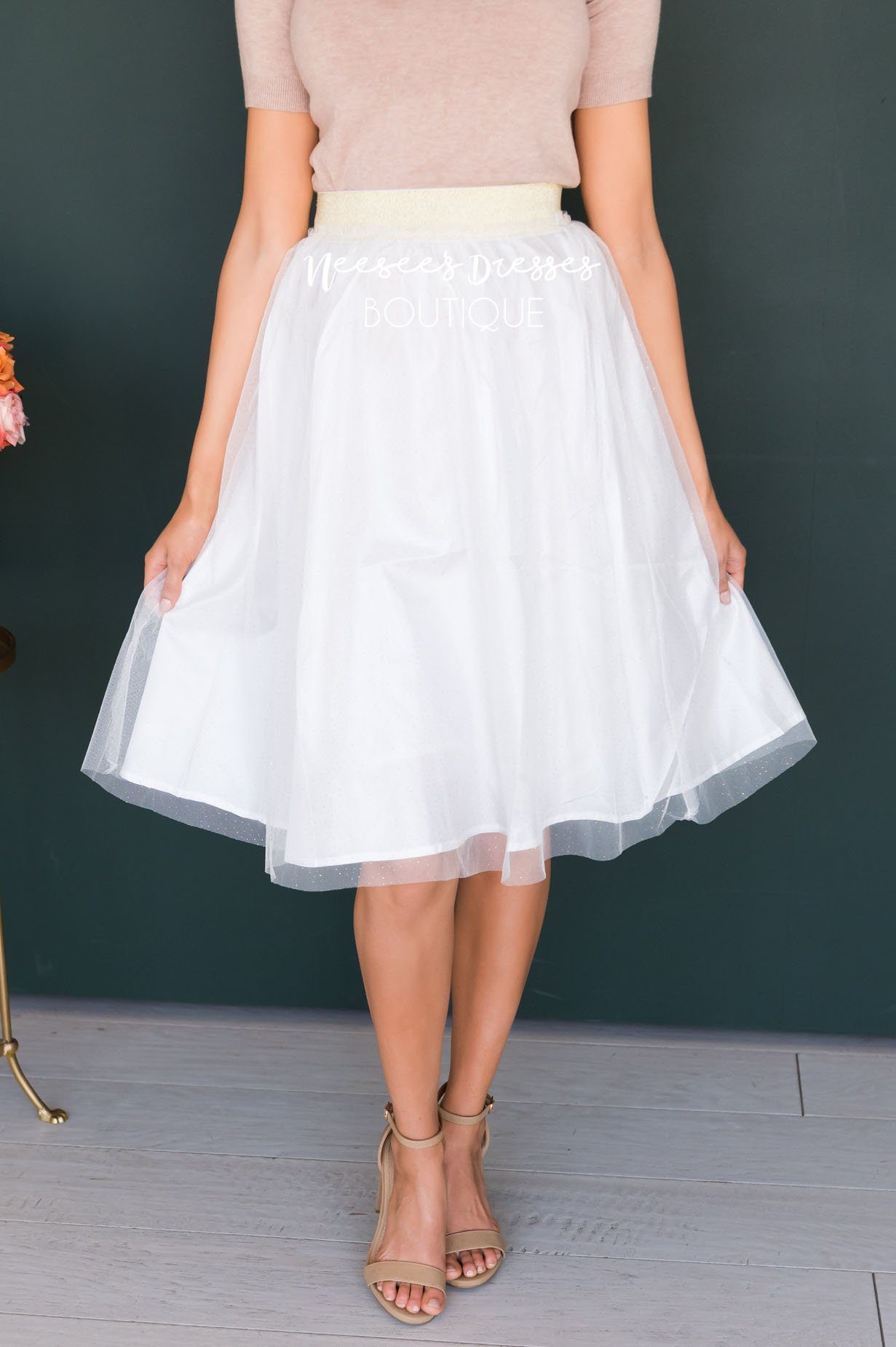 Dazzled Up Tulle Skirt Skirts vendor-unknown