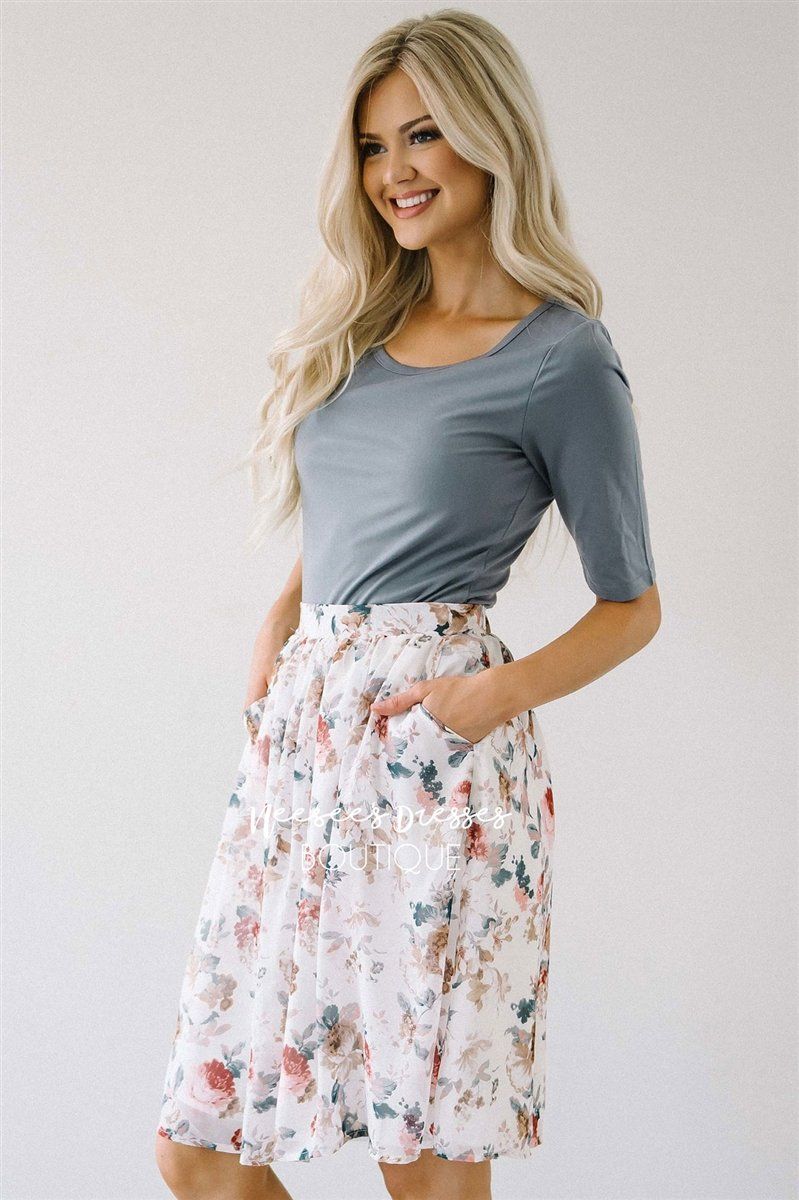 Silky Soft Light Gray Top Tops vendor-unknown