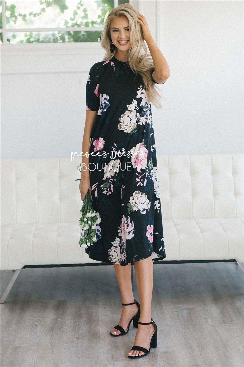 The Deziree Swing Dress Modest Dresses vendor-unknown