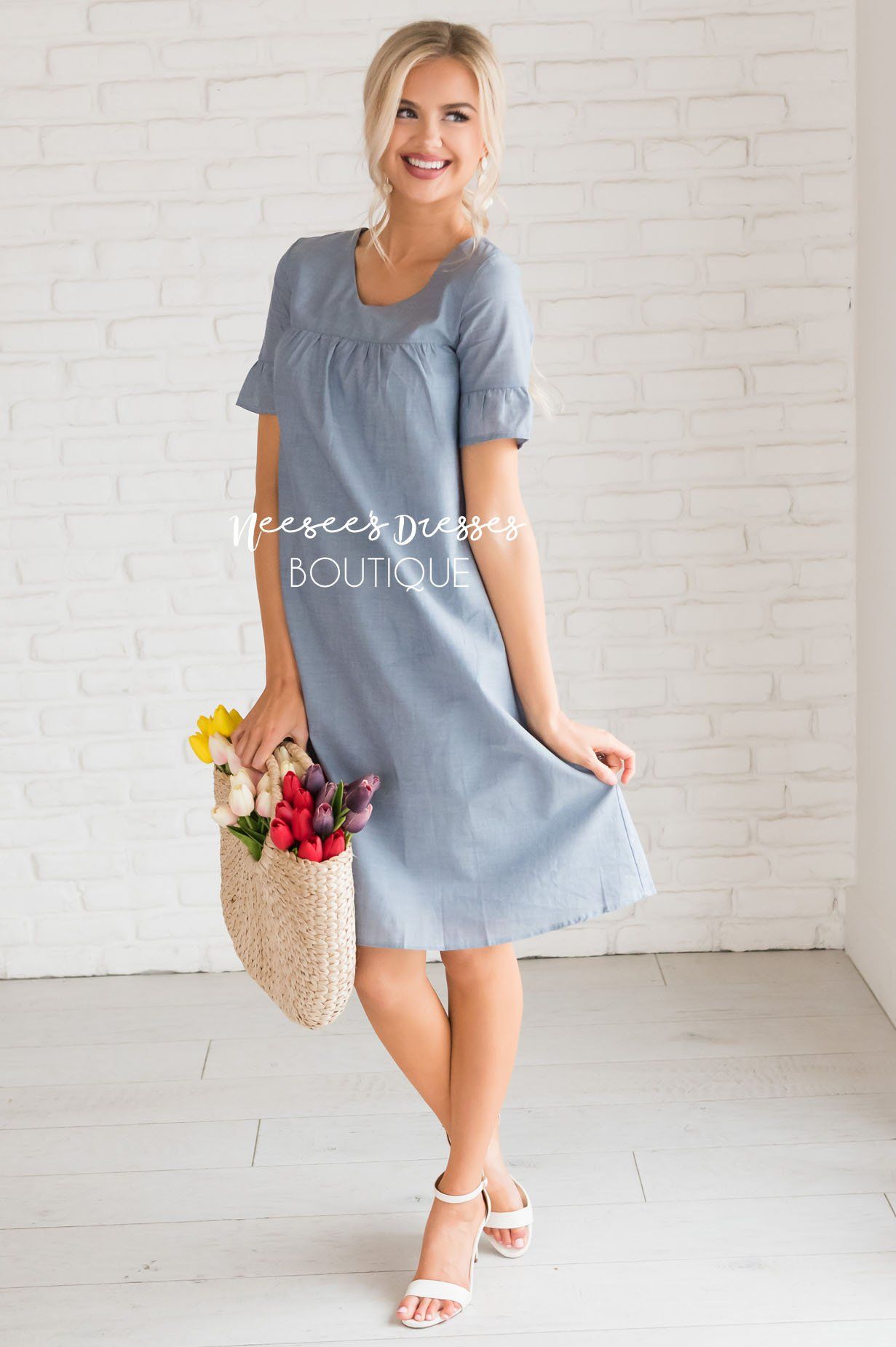 The Denise Modest Dresses vendor-unknown