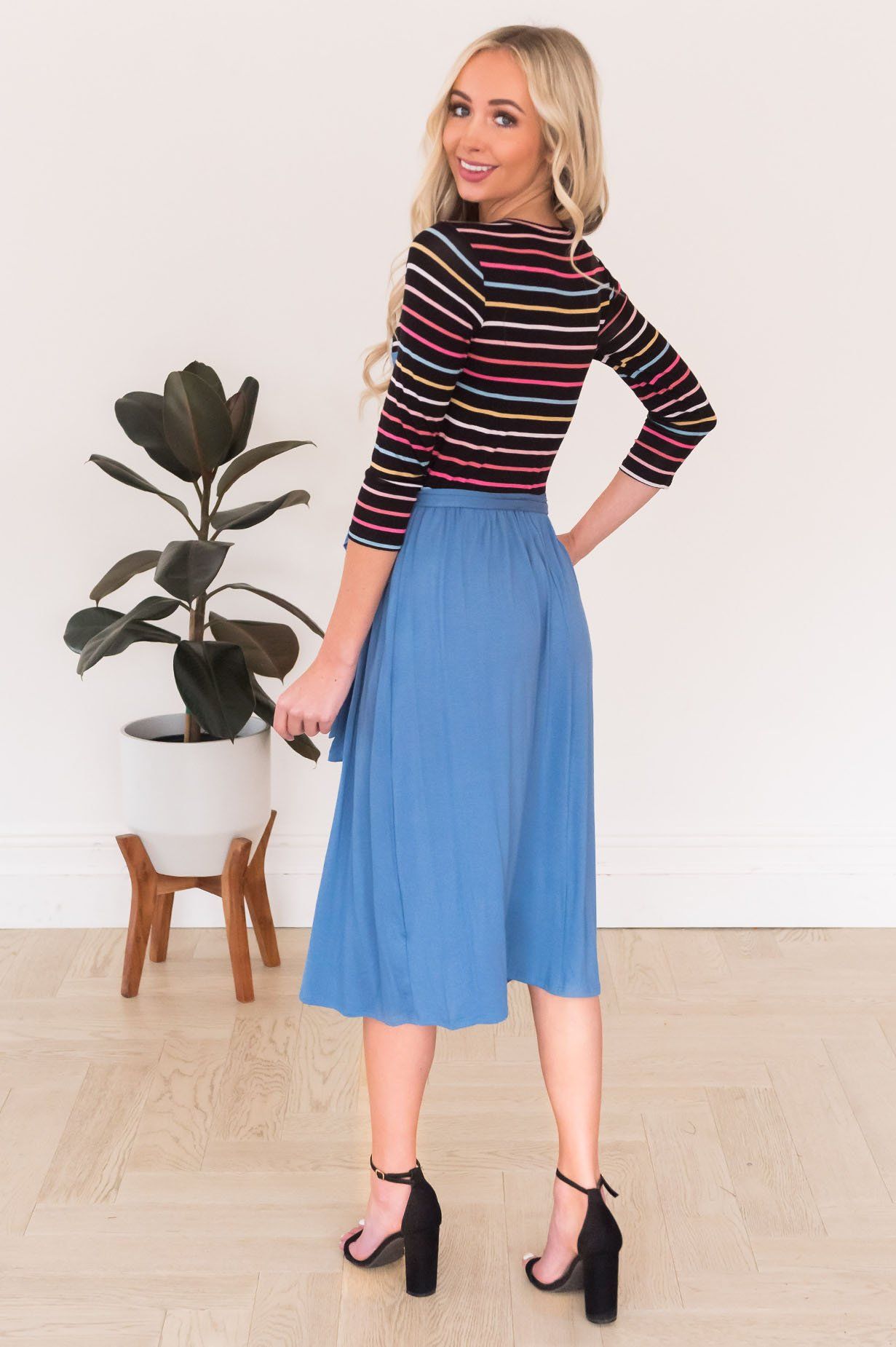 The Tiana Double Pocket Modest Dresses vendor-unknown