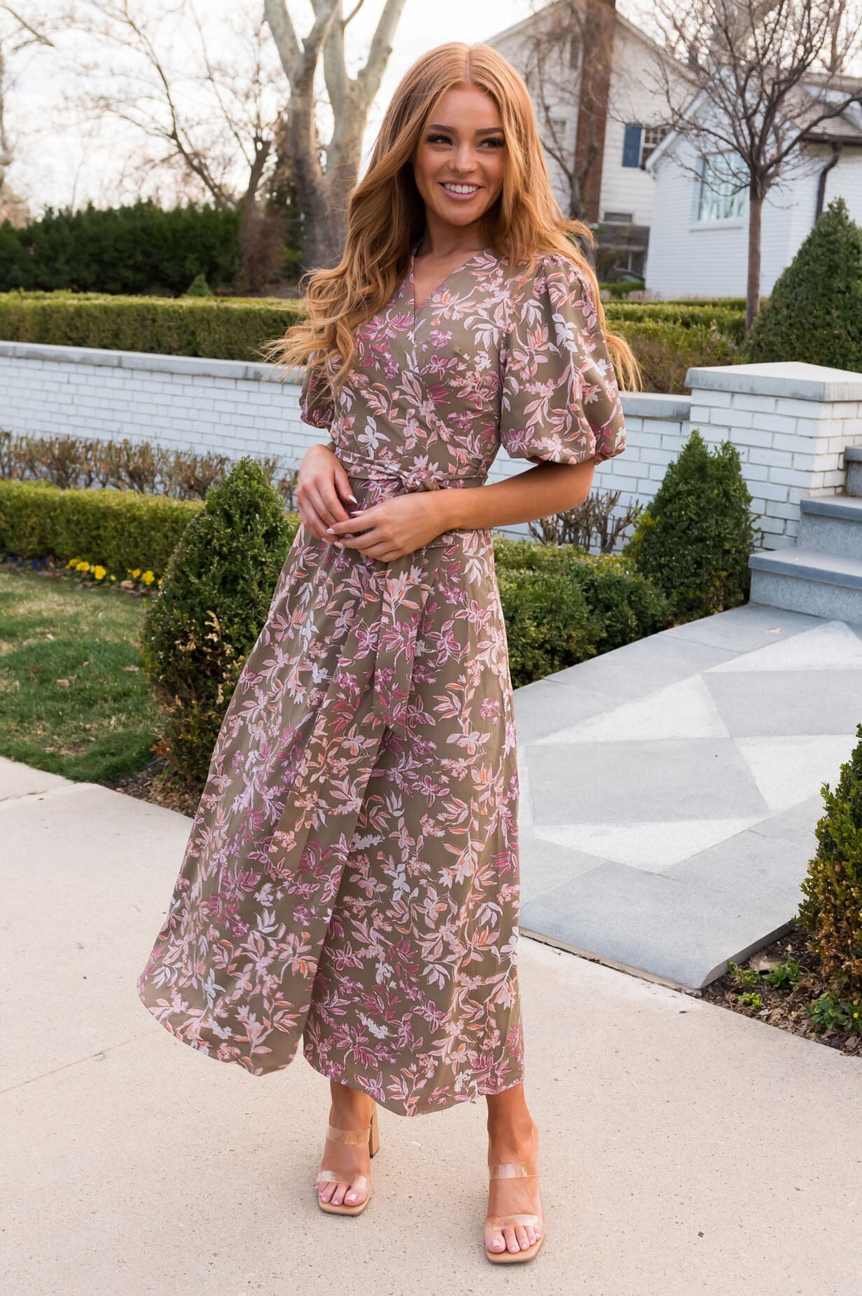 The Rumor Modest Floral Dress
