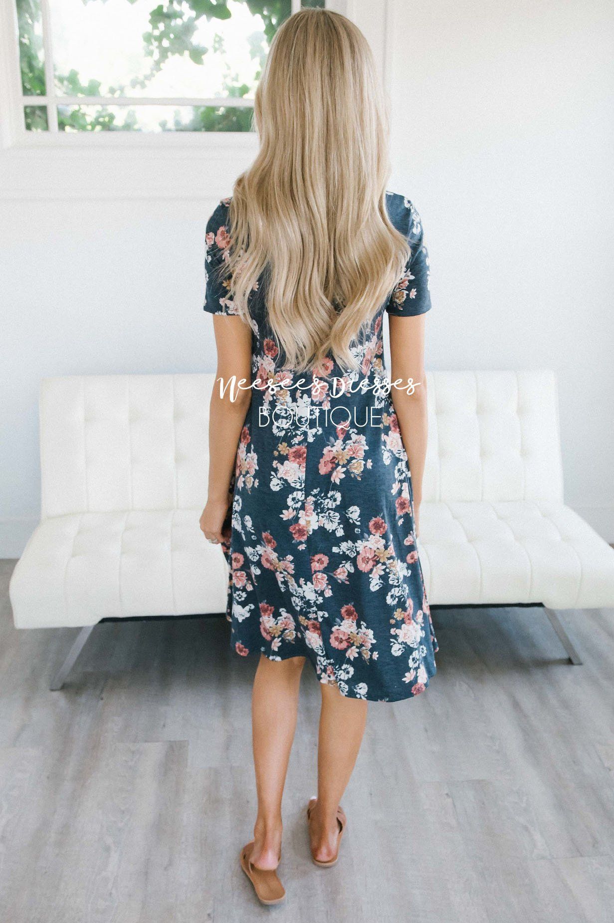 The Sara Swing Dress Modest Dresses vendor-unknown