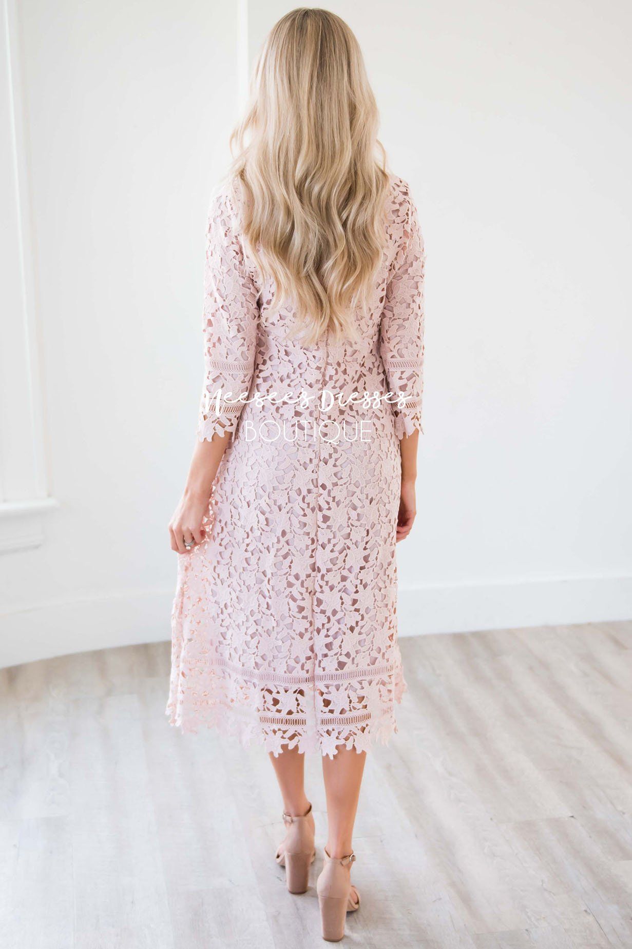 The Kaveah Lace Dress Modest Dresses vendor-unknown