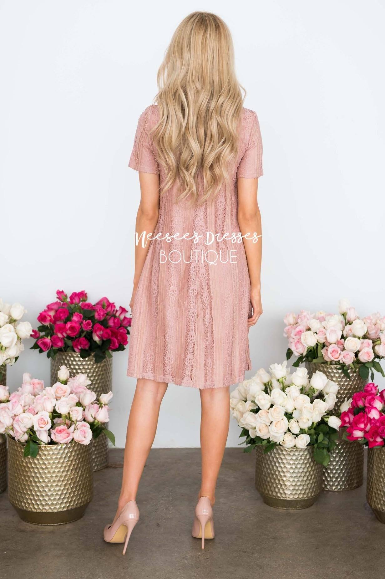 The Elise Lace Dress Modest Dresses vendor-unknown