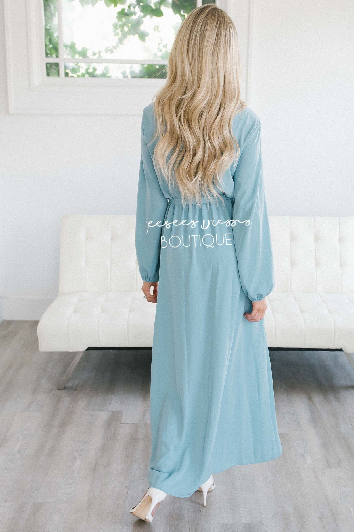 The Maleah - Long Sleeves Modest Dresses vendor-unknown