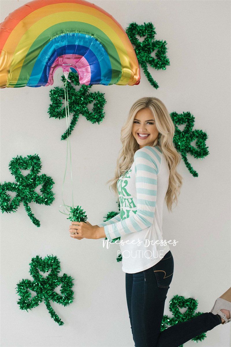 May Be The Luck Be With You Top Tops vendor-unknown