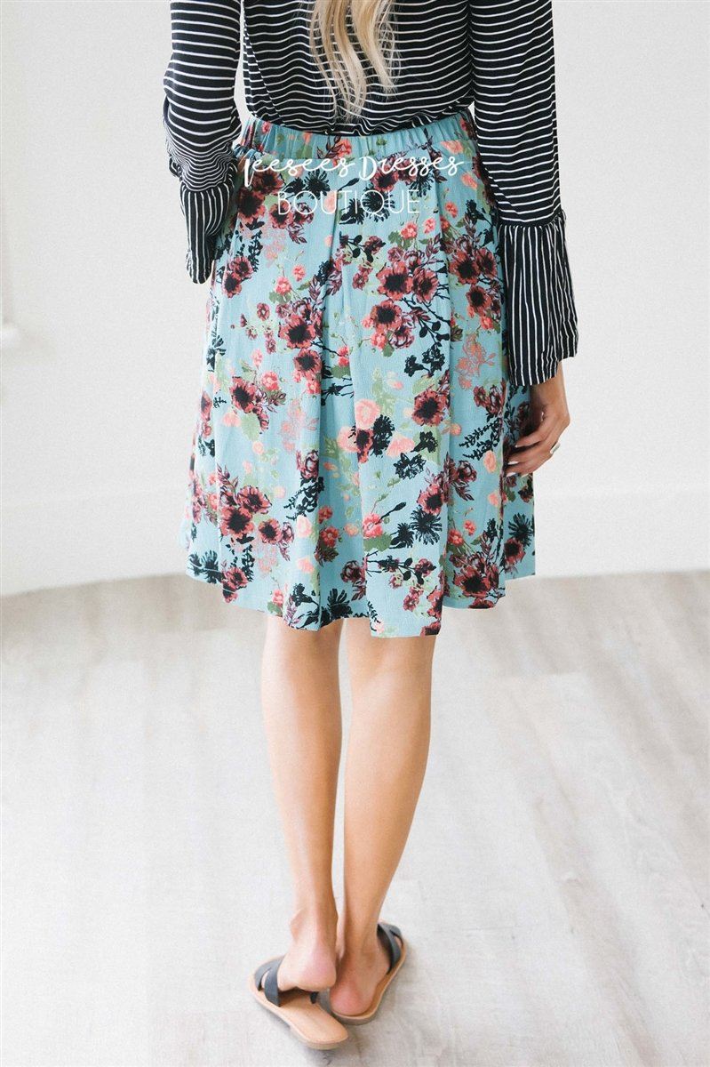 Full Circle Pleated Skirt Skirts vendor-unknown