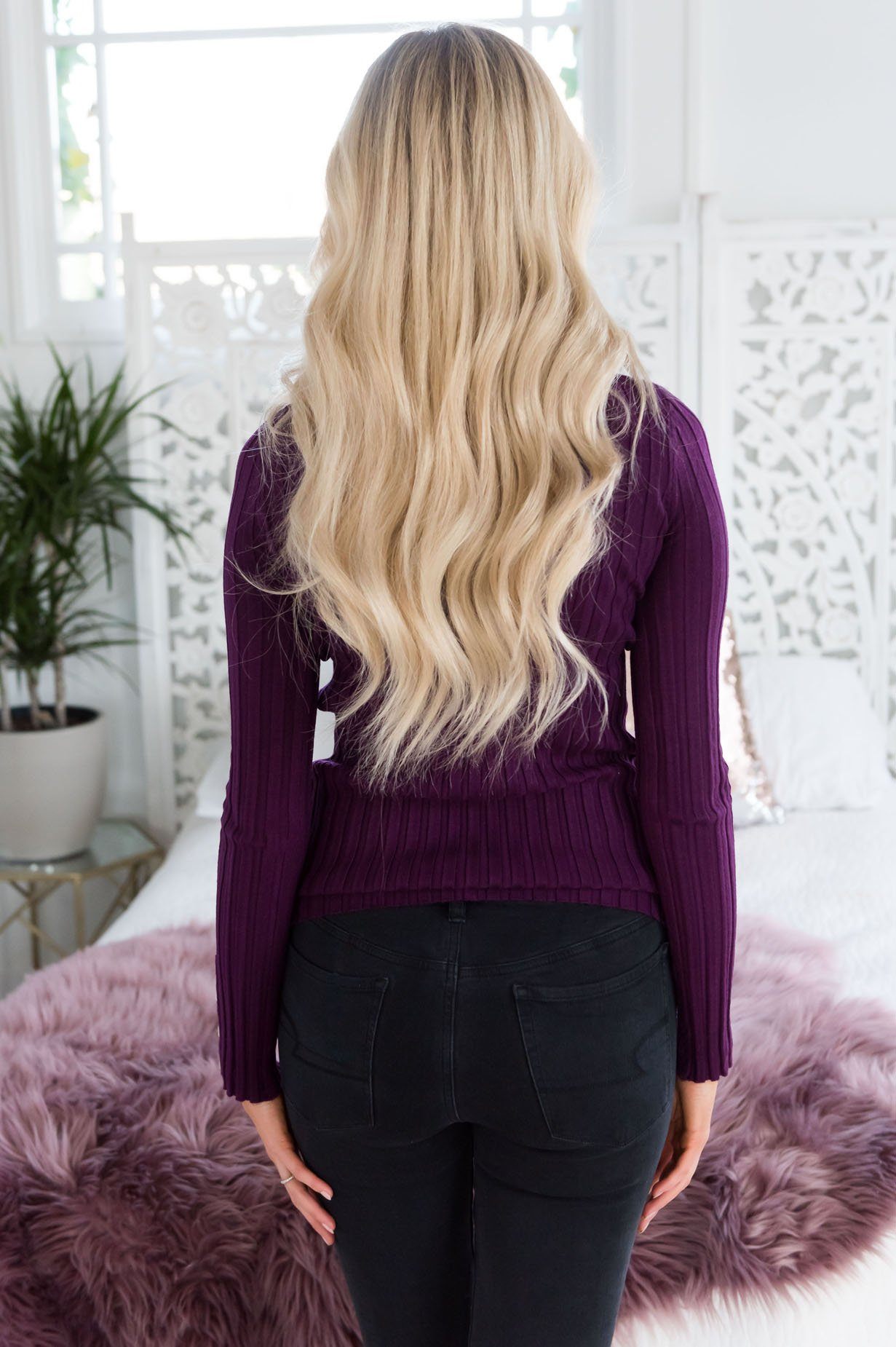 Never Wanted More Button Sleeve Top Tops vendor-unknown