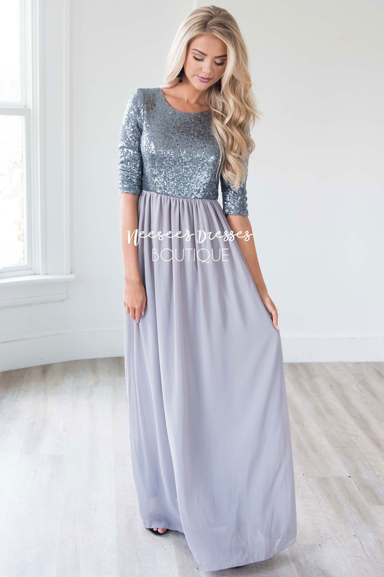 The Elsa Modest Dresses vendor-unknown