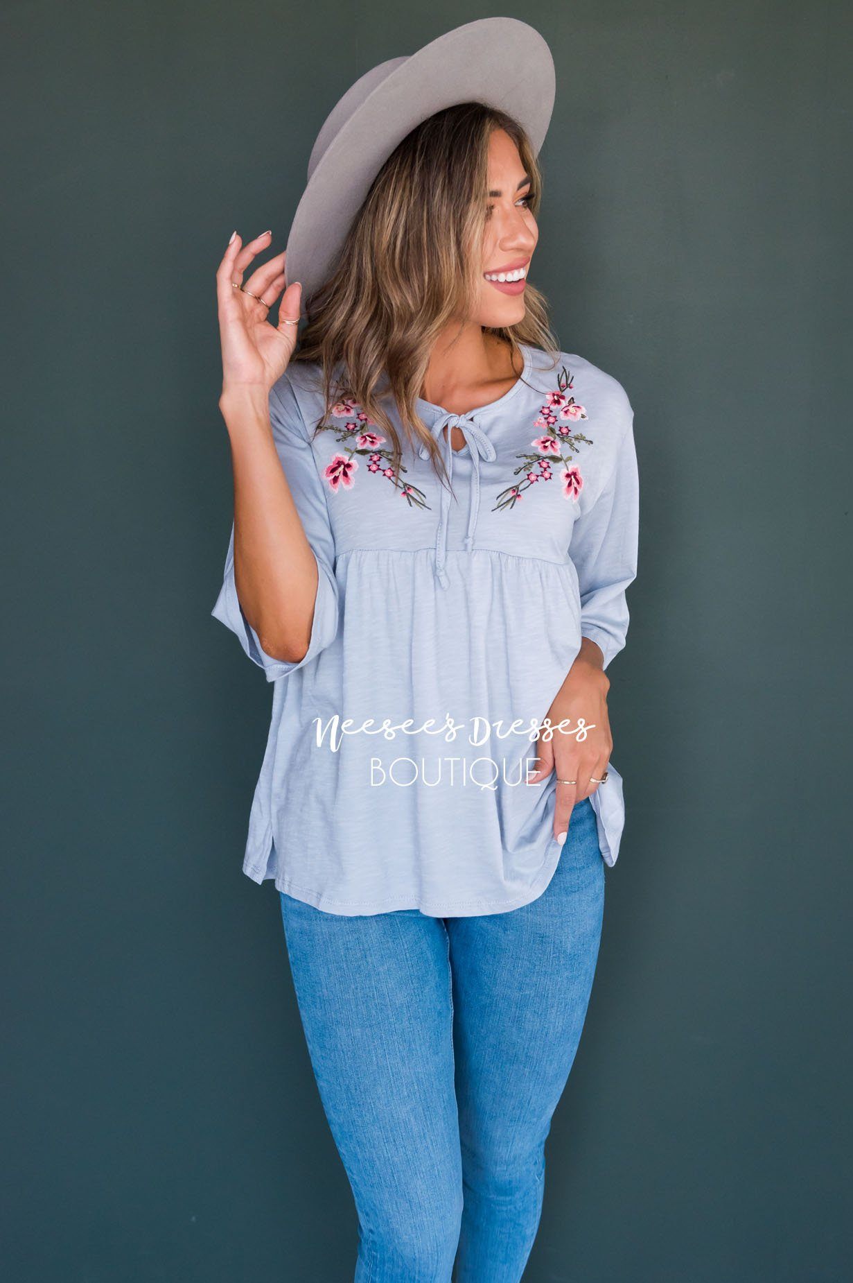 Enchanted Heart Baby Doll Top Tops vendor-unknown