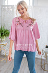 Enchanted Heart Baby Doll Top Tops vendor-unknown