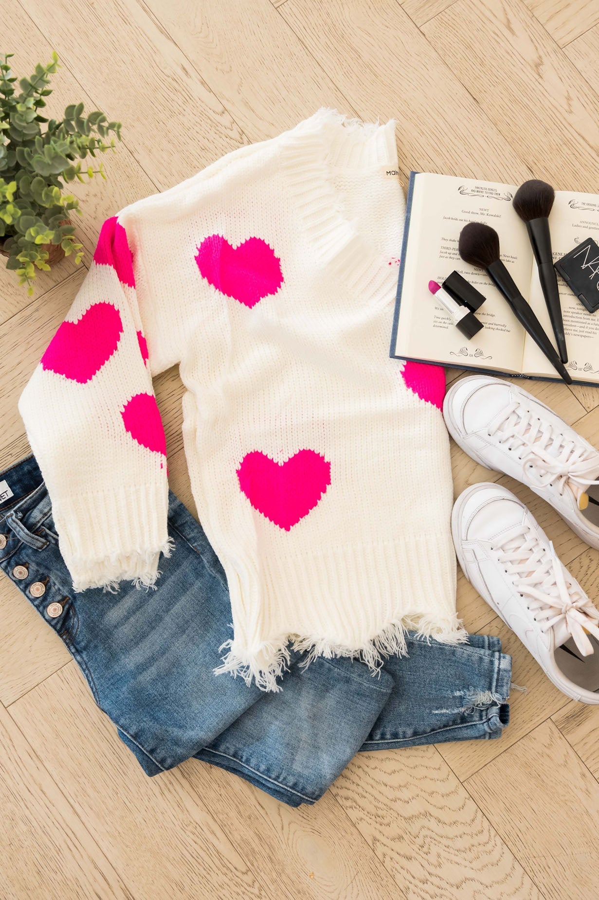 Sweetheart Modest Fringe Sweater Modest Dresses vendor-unknown