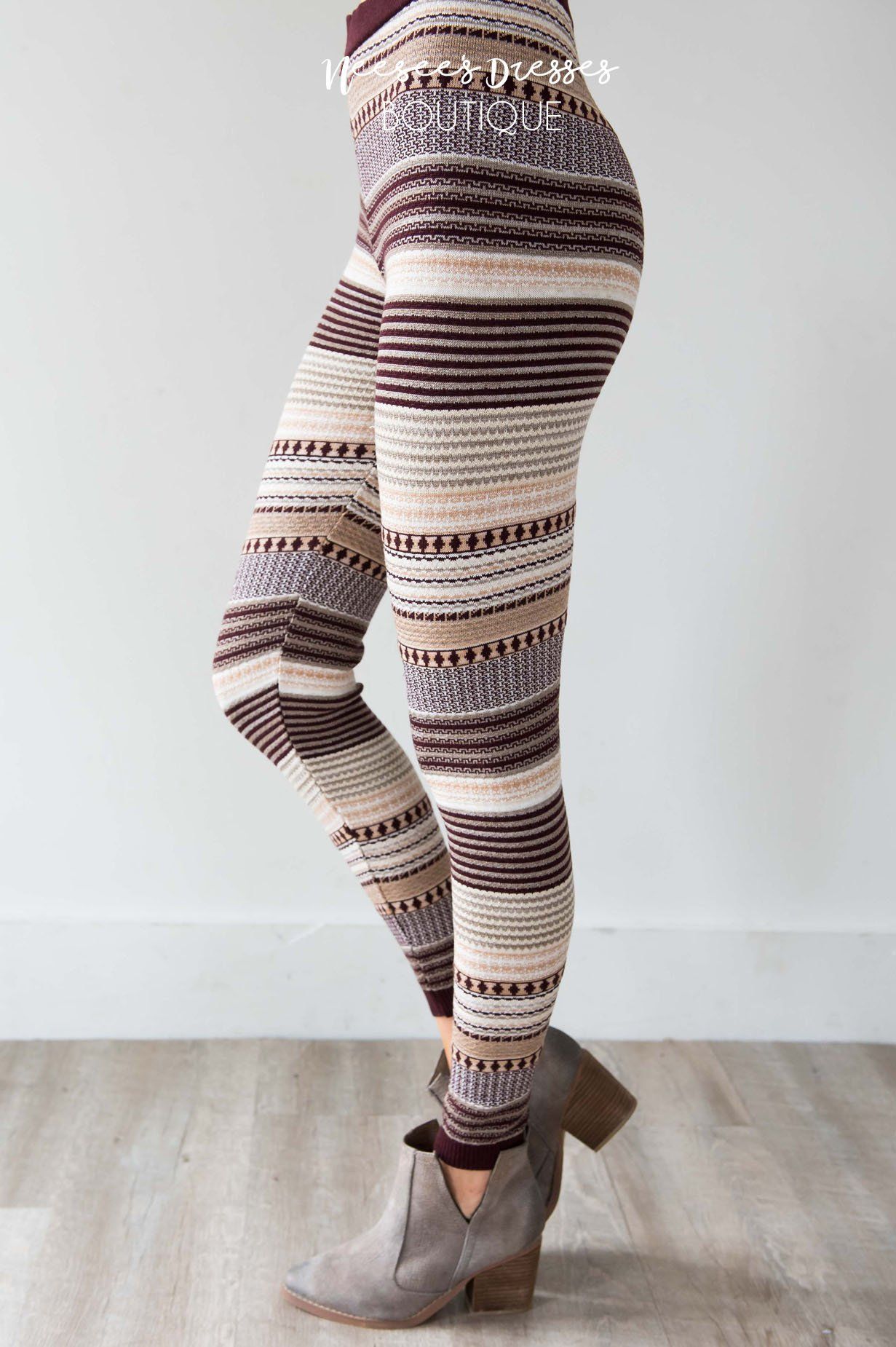 Cozy Fall Leggings Accessories & Shoes vendor-unknown
