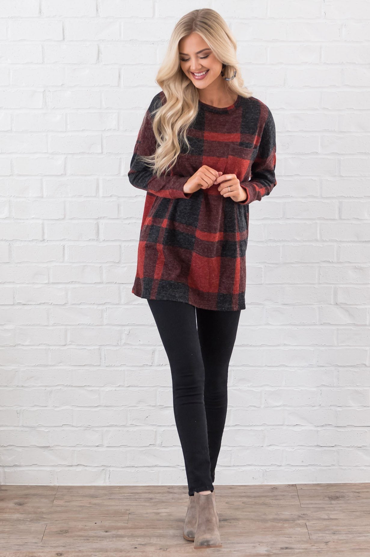 A Day In The Woods Modest Top Modest Dresses vendor-unknown