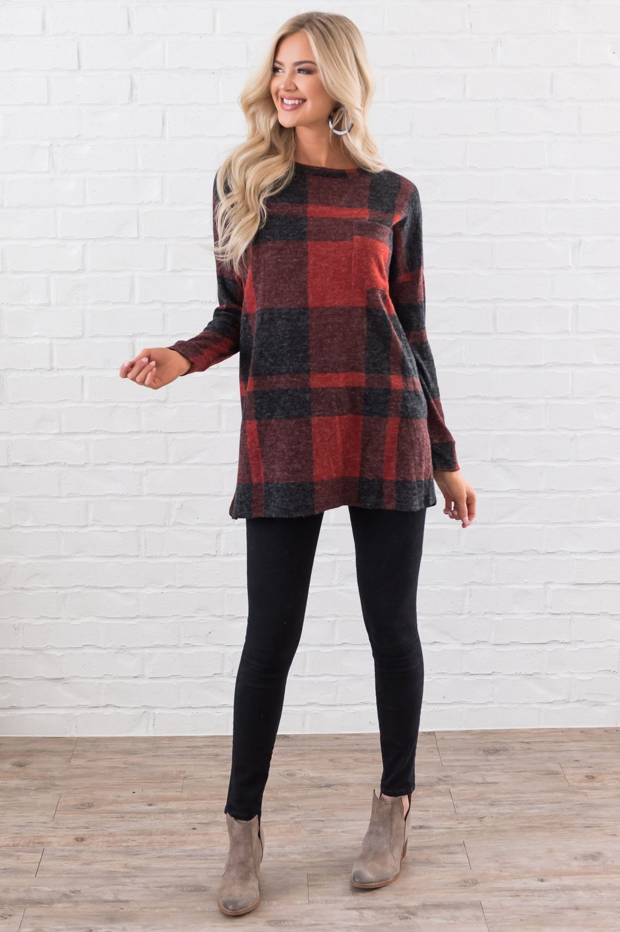 A Day In The Woods Modest Top Modest Dresses vendor-unknown