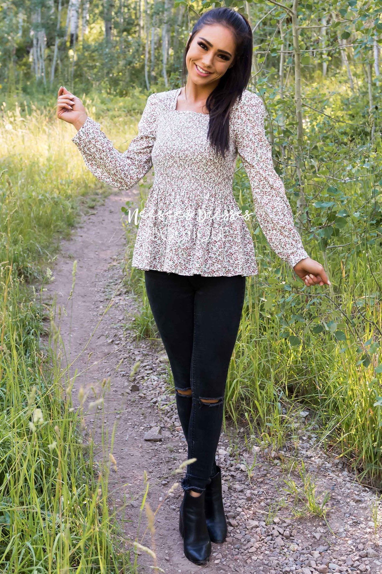 Simply Precious Modest Blouse Modest Dresses vendor-unknown