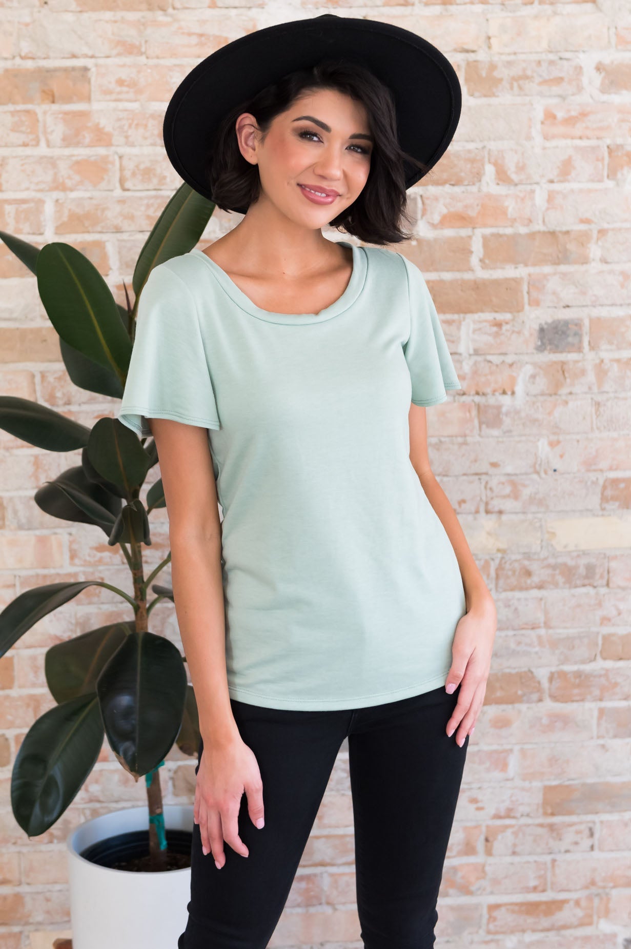 Flutter By Modest Top Tops vendor-unknown