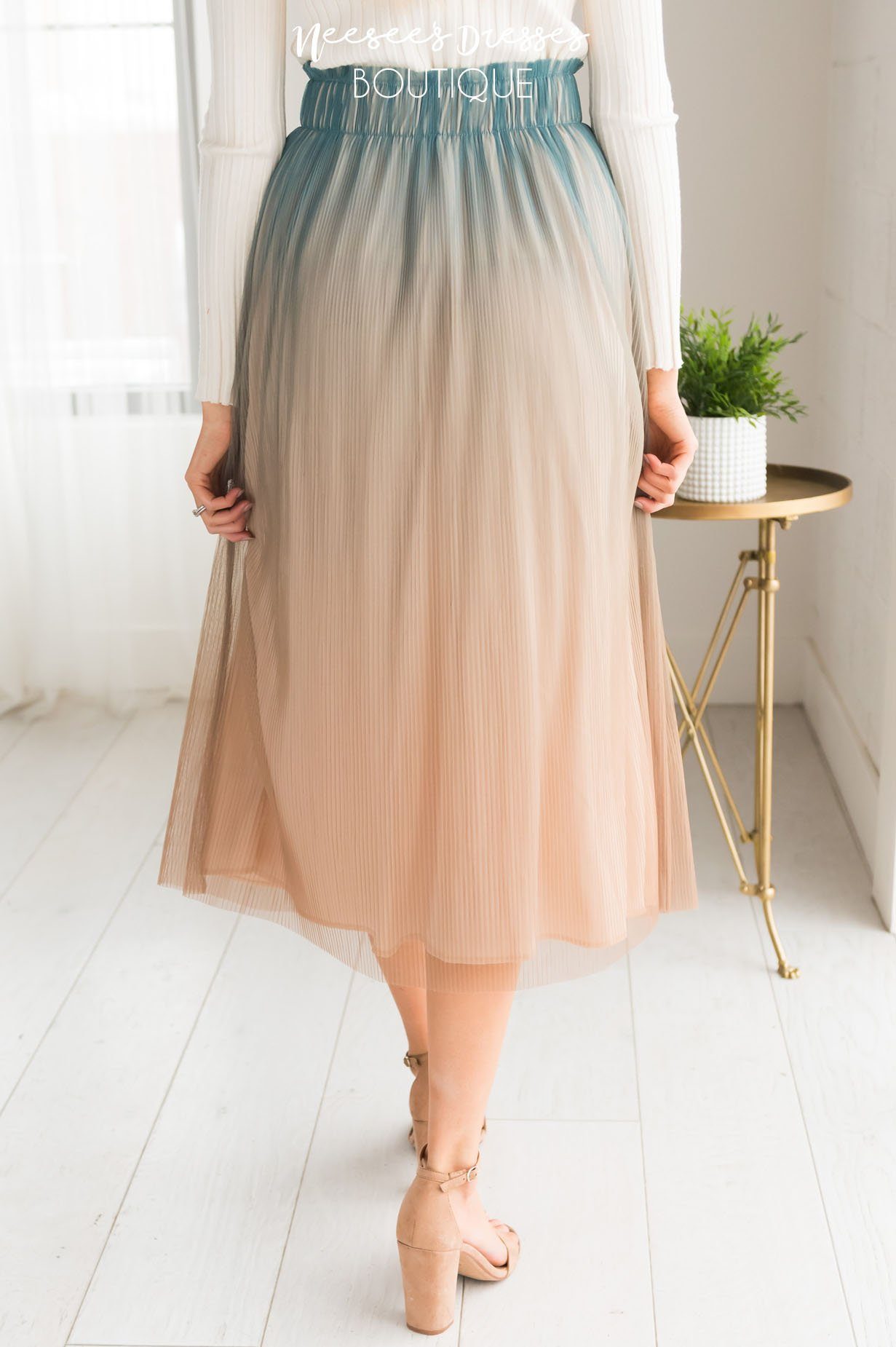 Follow Your Heart Ombre Tulle Skirt Skirts vendor-unknown