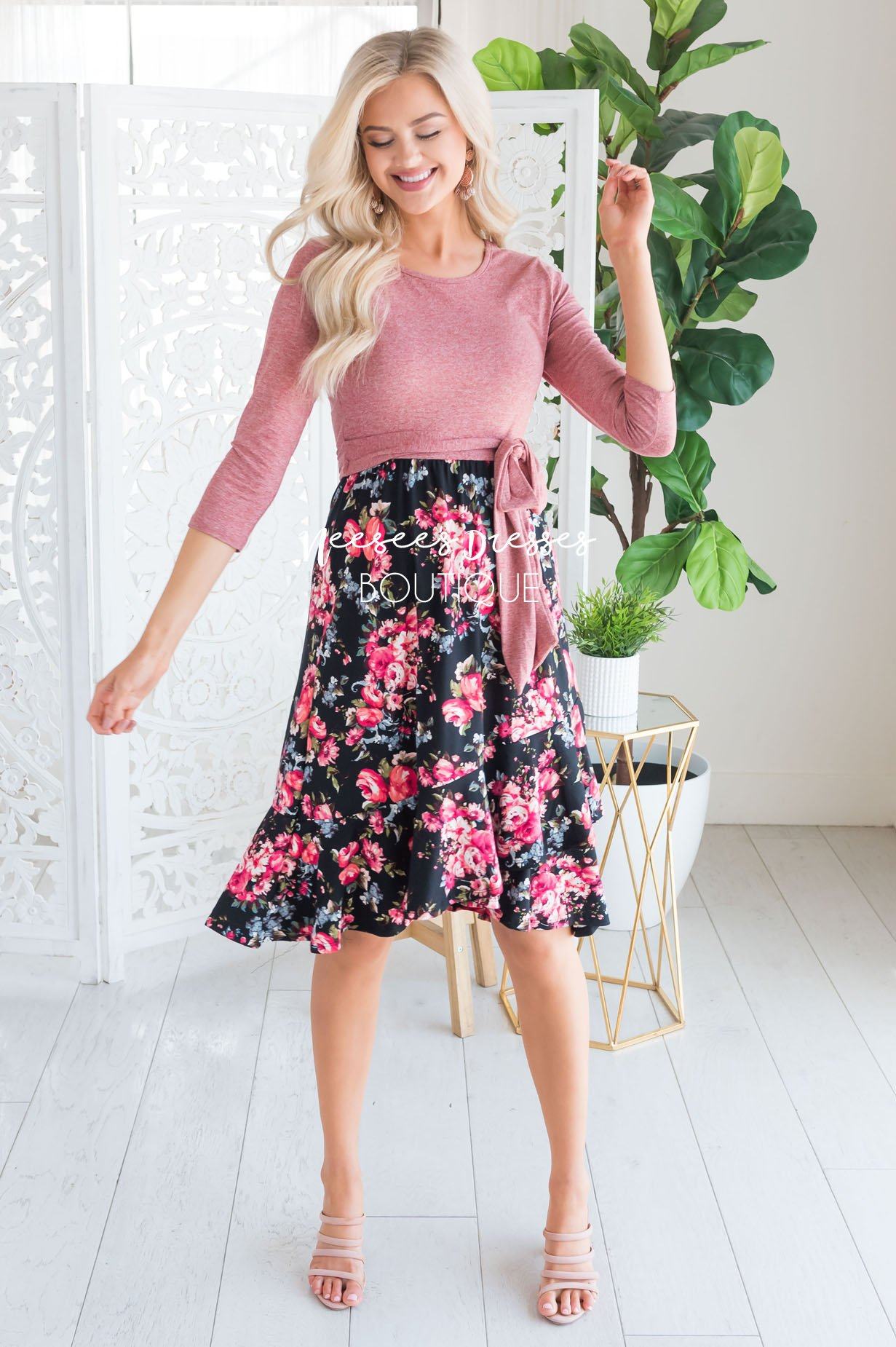 The Geena Modest Dresses vendor-unknown