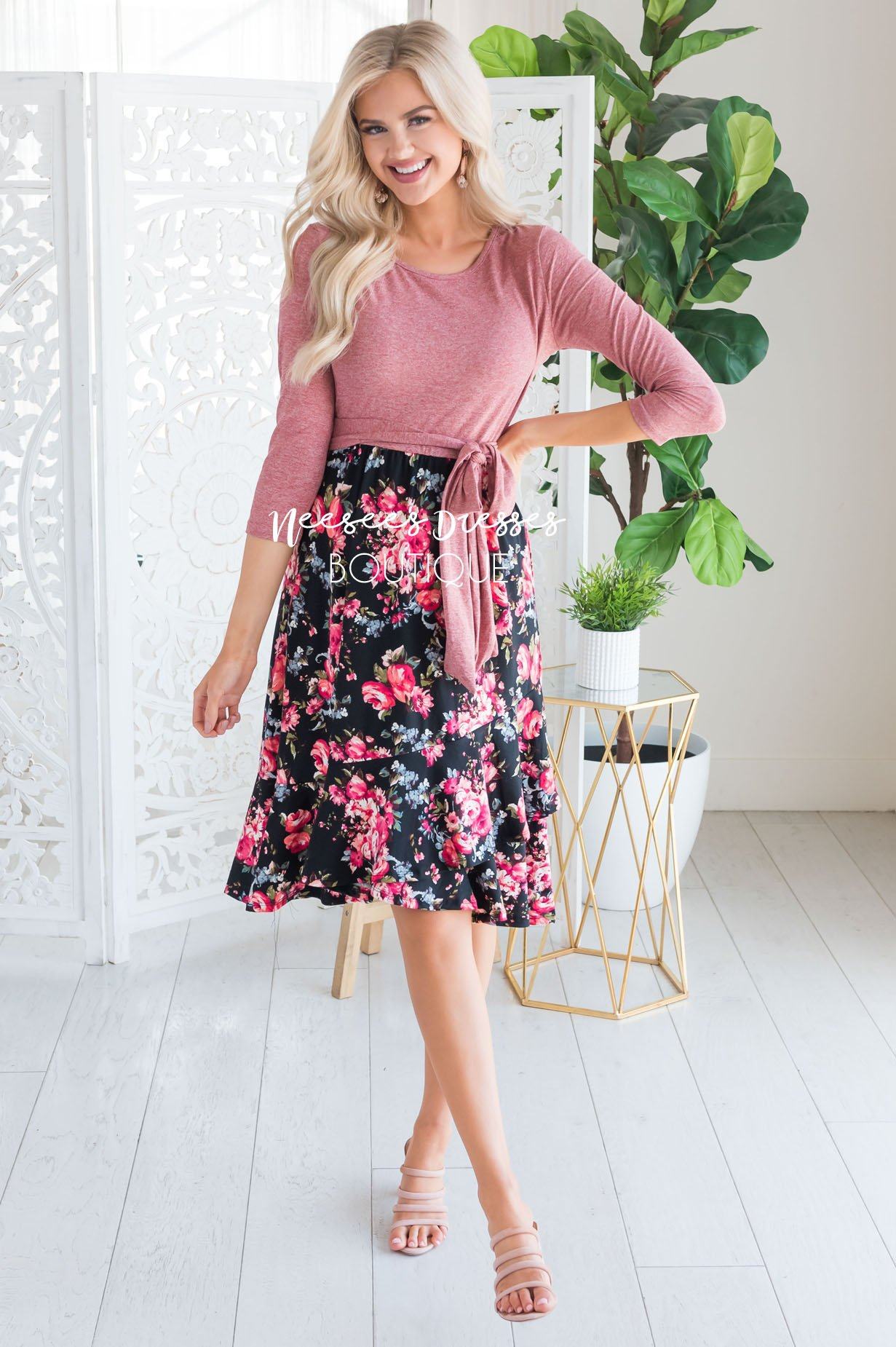 The Geena Modest Dresses vendor-unknown