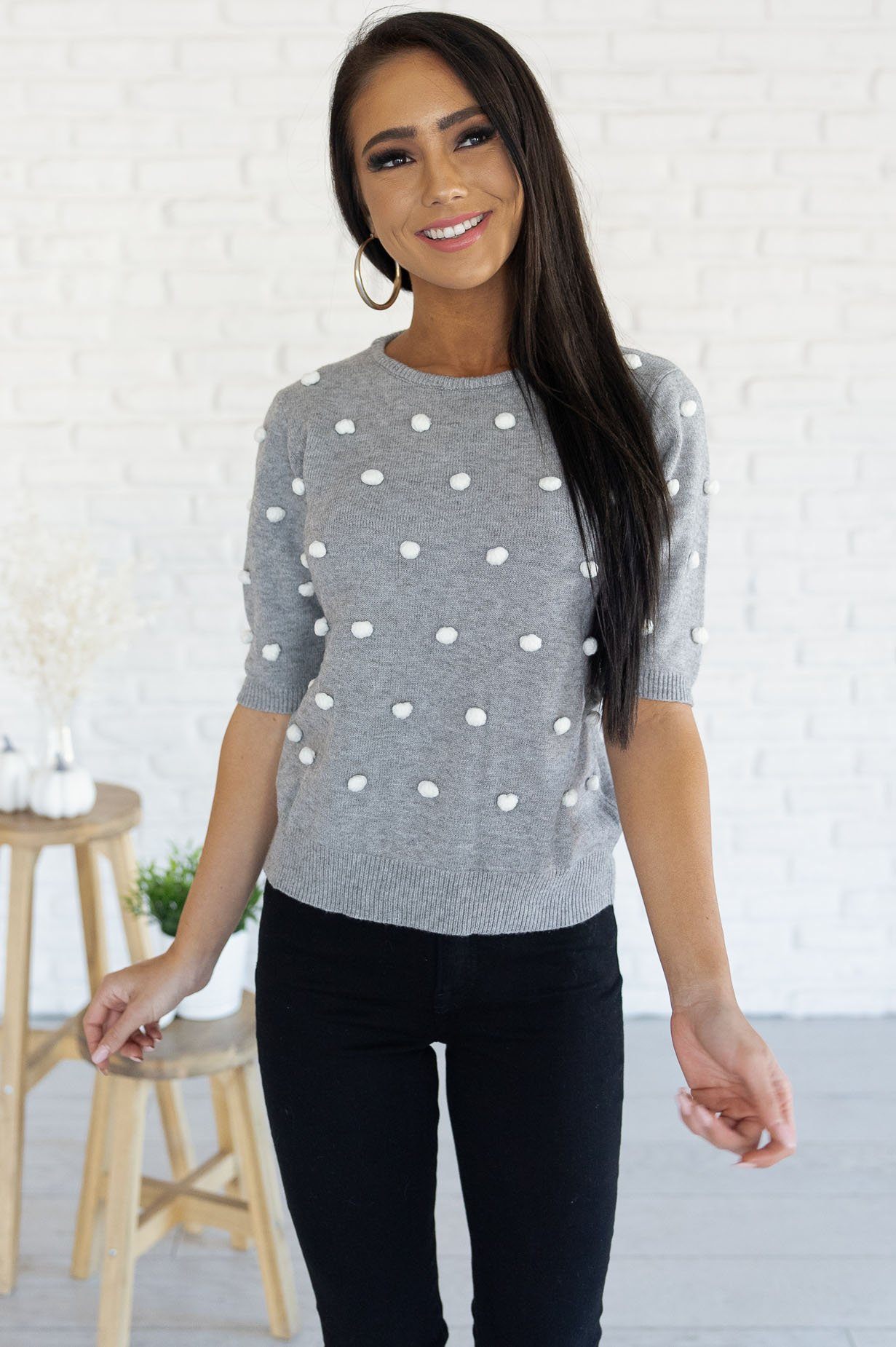 Adore You Modest Sweater Tops vendor-unknown