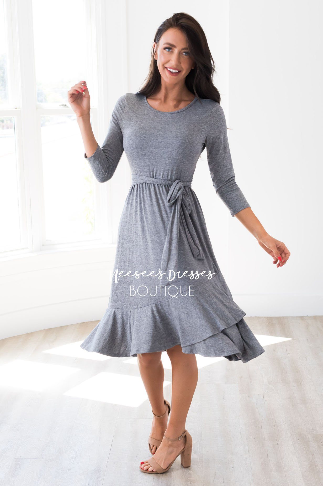 The Porscha Modest Dresses vendor-unknown