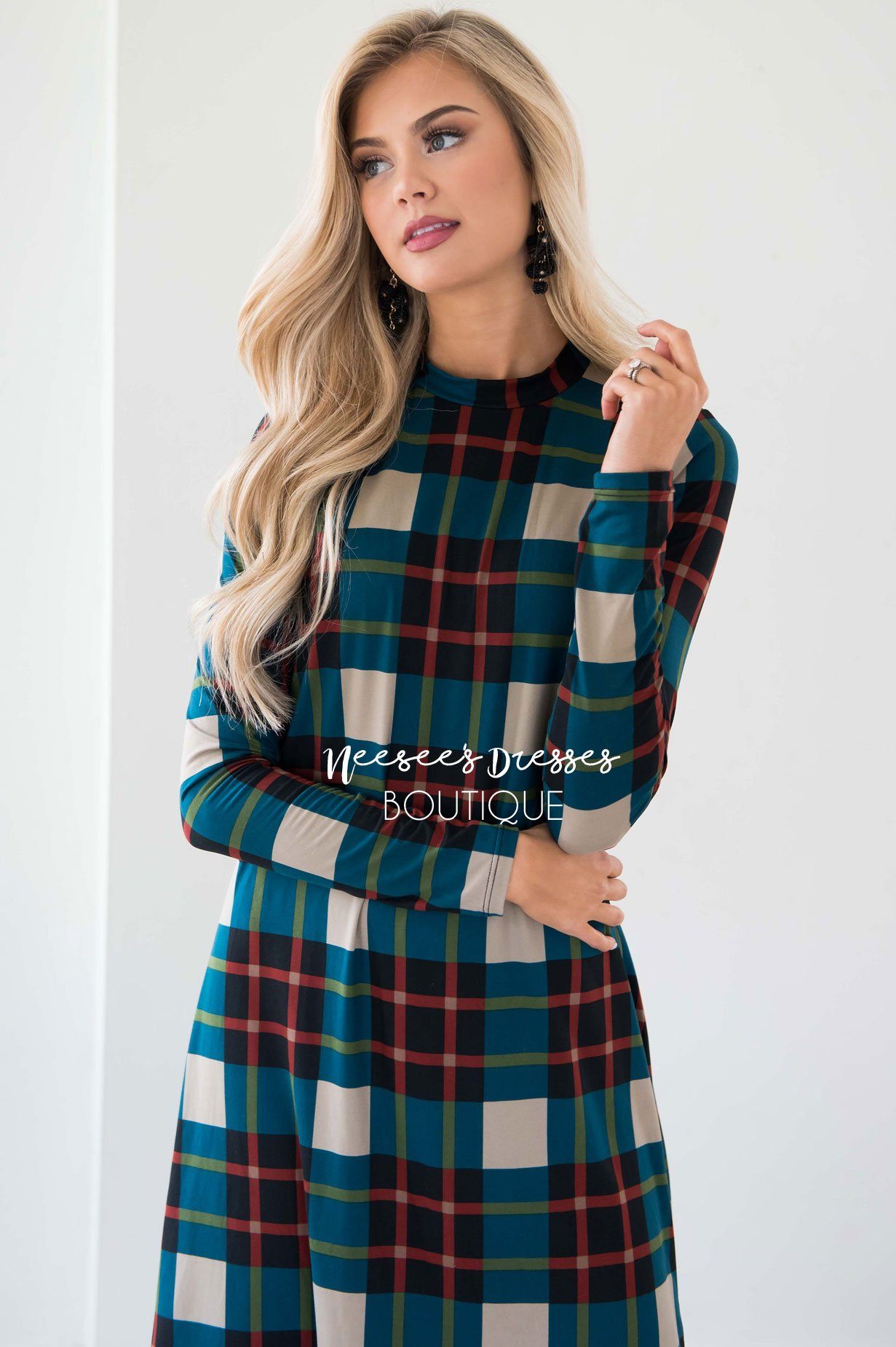 The Halsey Swing Dress Modest Dresses vendor-unknown