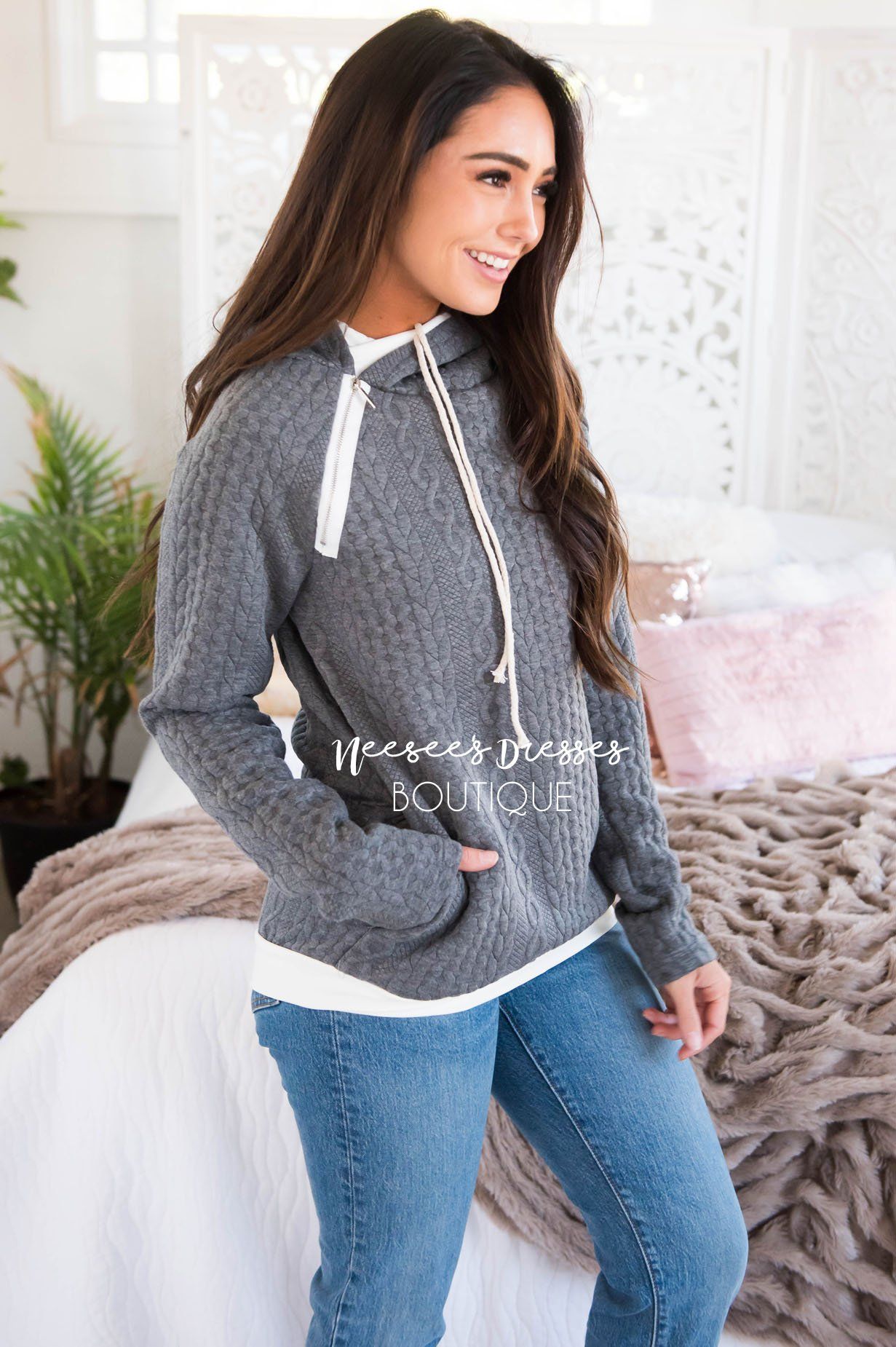 Happiest Hearts Pullover Hoodie Tops vendor-unknown