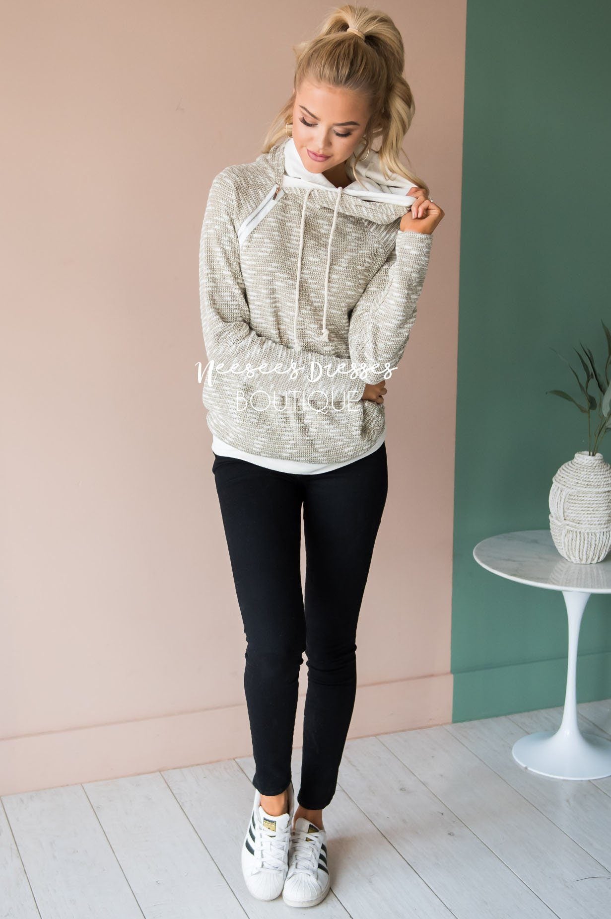 Happiest Hearts Pullover Hoodie Tops vendor-unknown