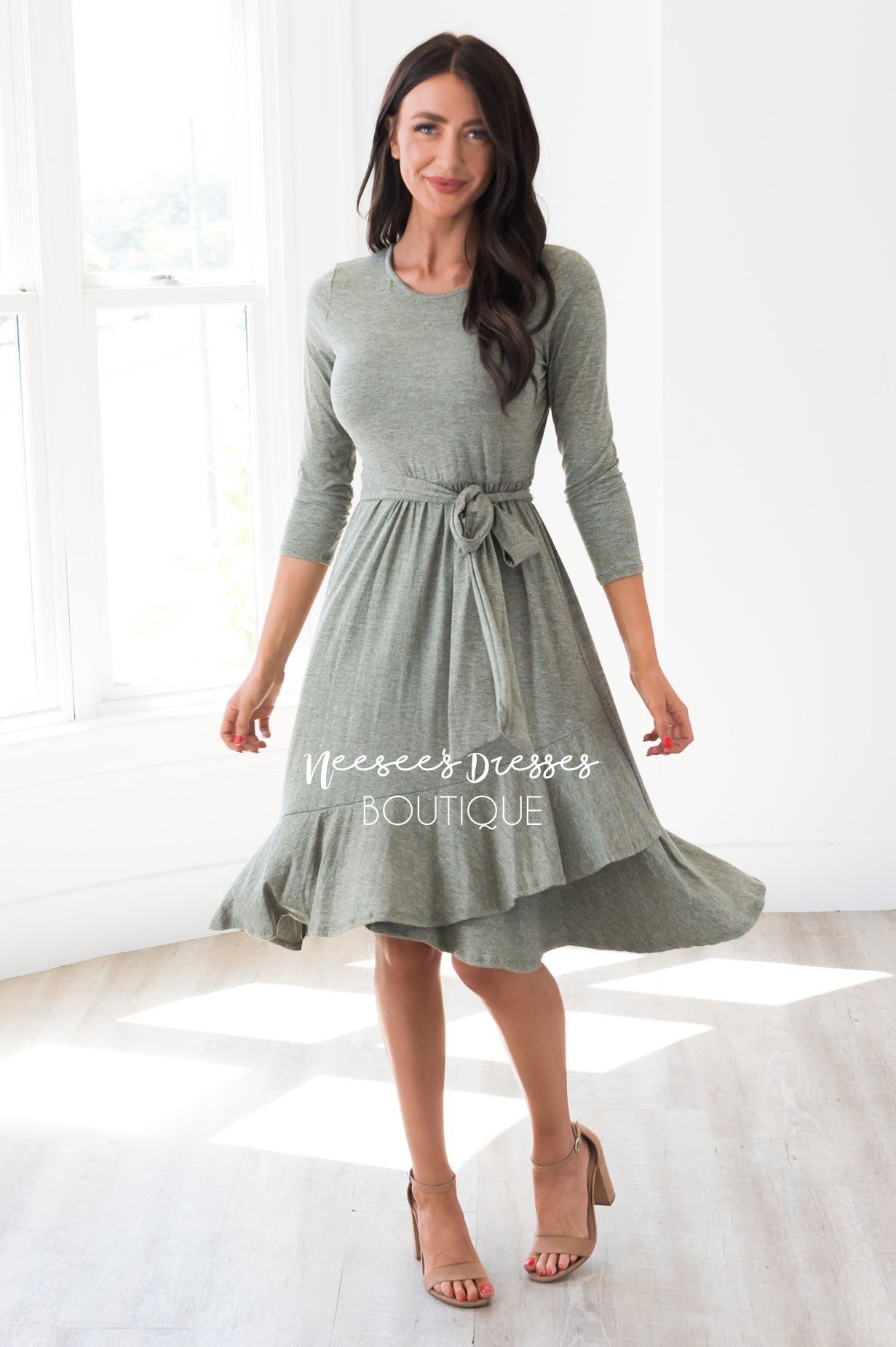 The Porscha Modest Dresses vendor-unknown
