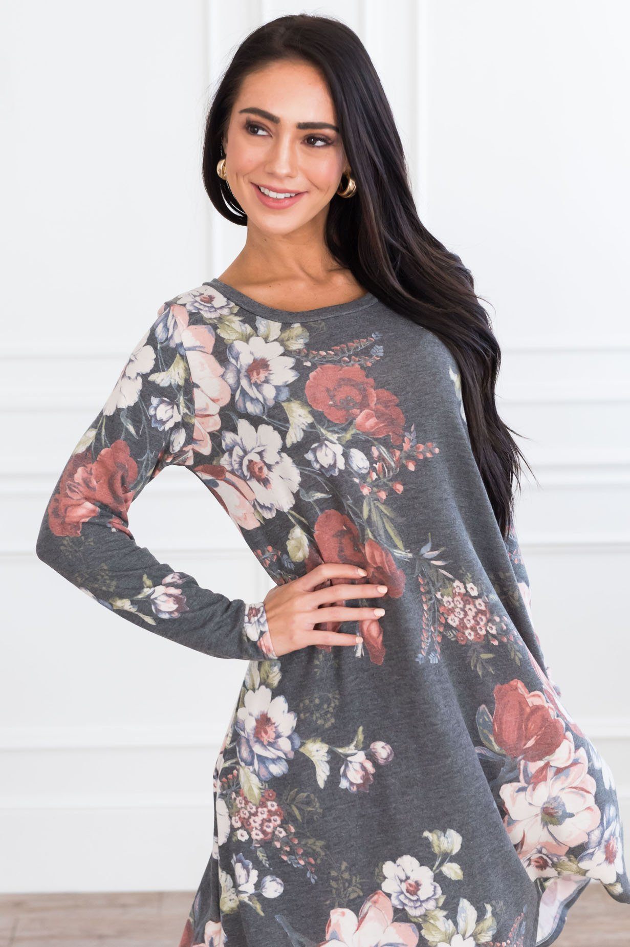 The Krystal Modest Dresses vendor-unknown