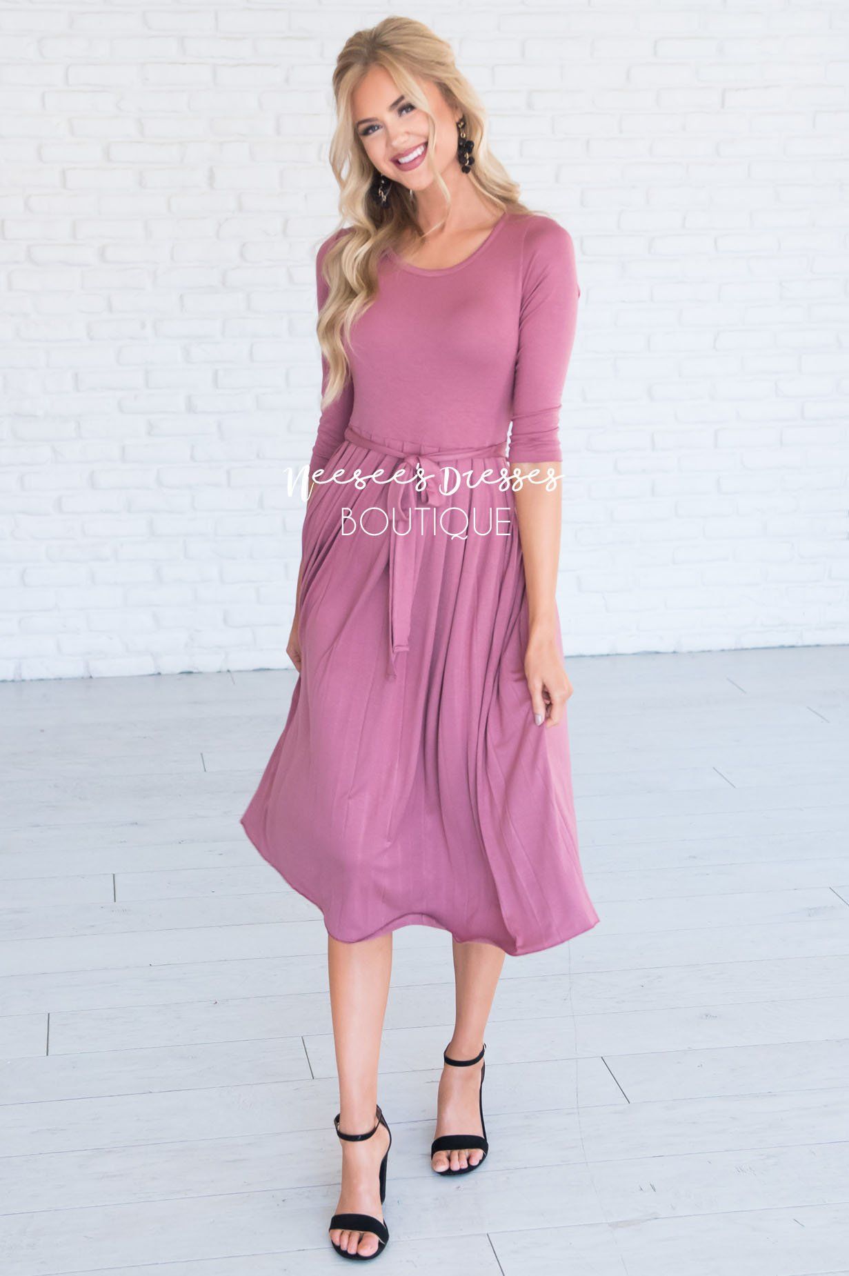 The Hollie Modest Dresses vendor-unknown