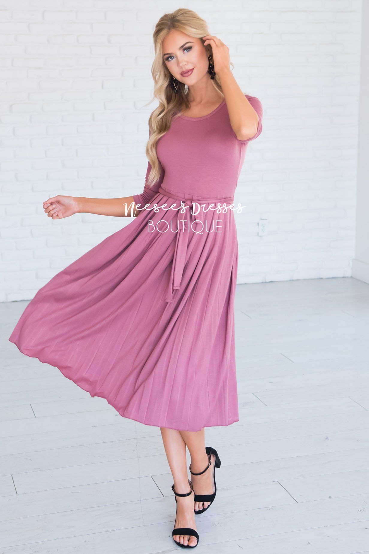 The Hollie Modest Dresses vendor-unknown