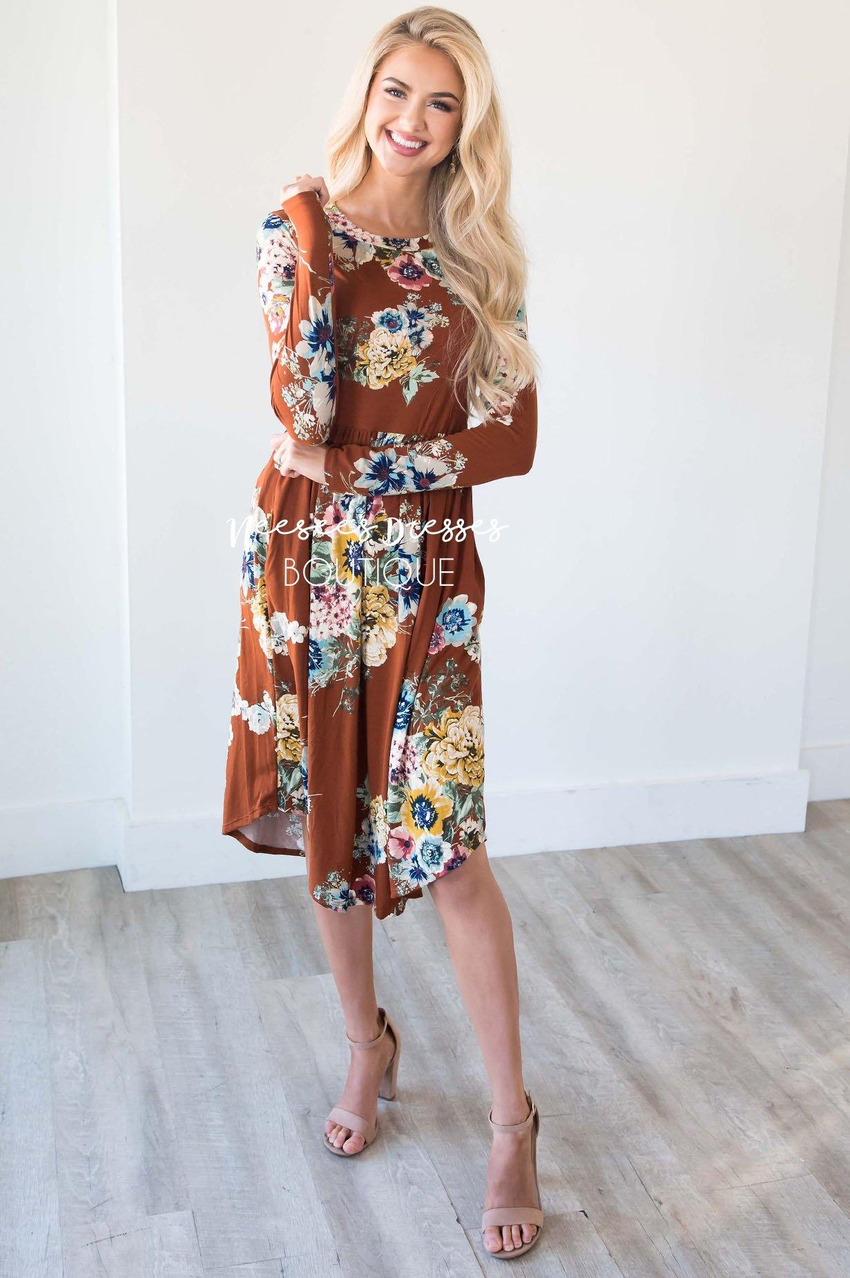 The Larissa Modest Dresses vendor-unknown