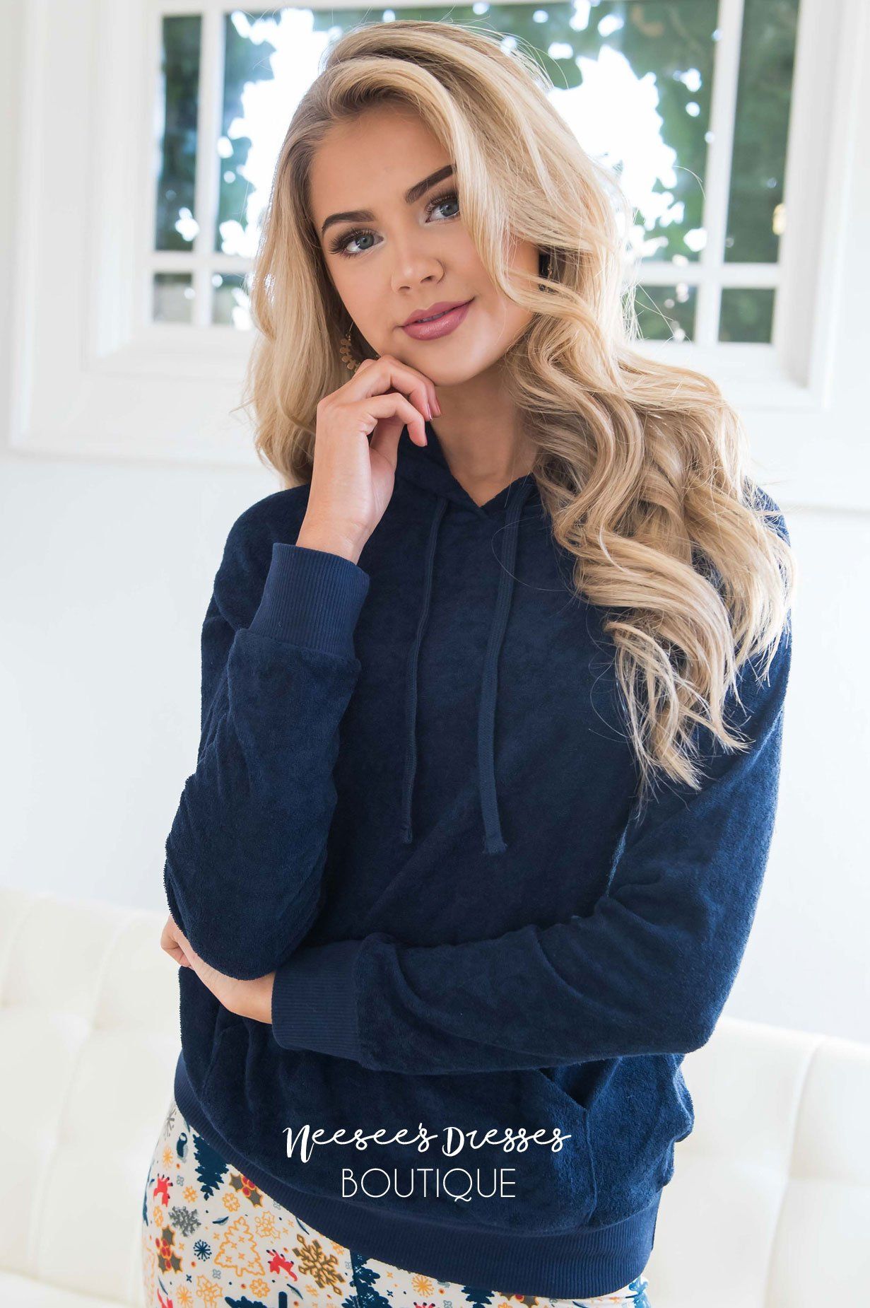 Soft Fuzzy Lightweight Hoodie Tops vendor-unknown