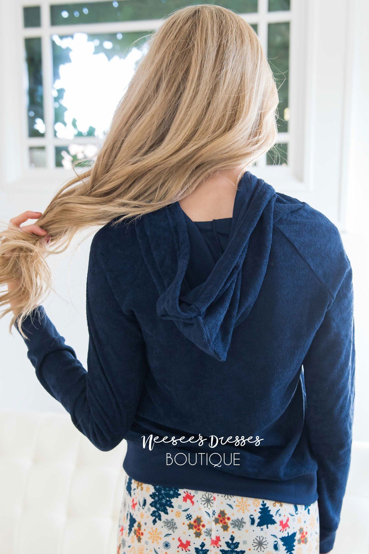 Soft Fuzzy Lightweight Hoodie Tops vendor-unknown